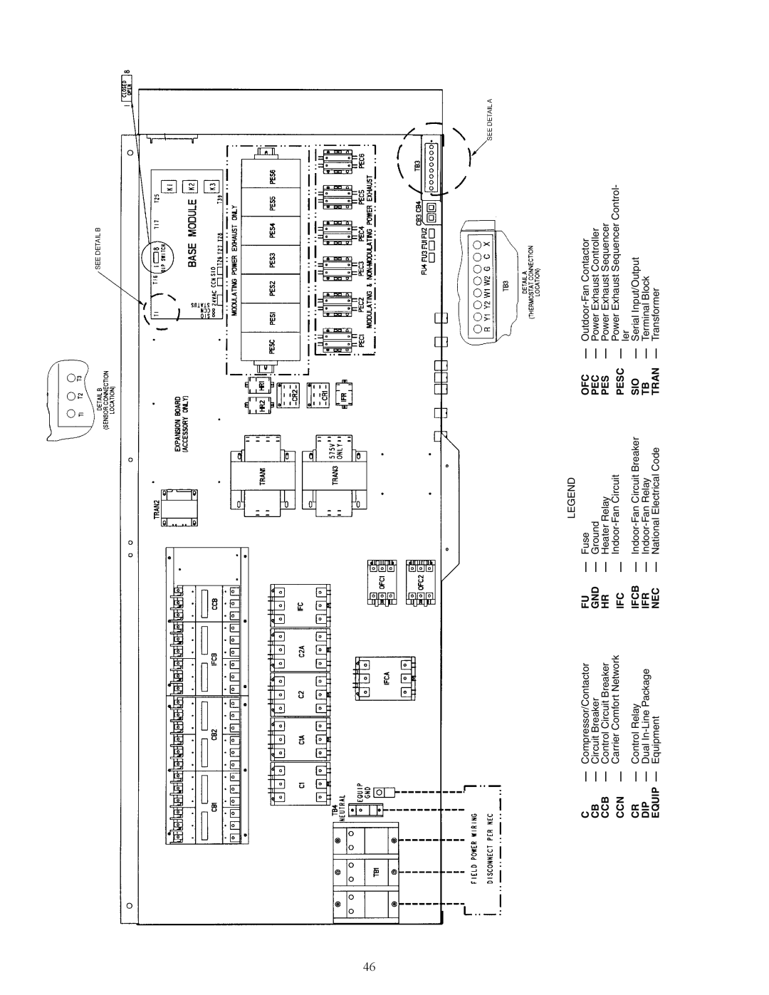 Carrier 48AJ, 48EW, 48EY024-068 Carrier Comfort Network Indoor-Fan Circuit, CCN IFC Pesc, Indoor-Fan Relay Terminal Block 