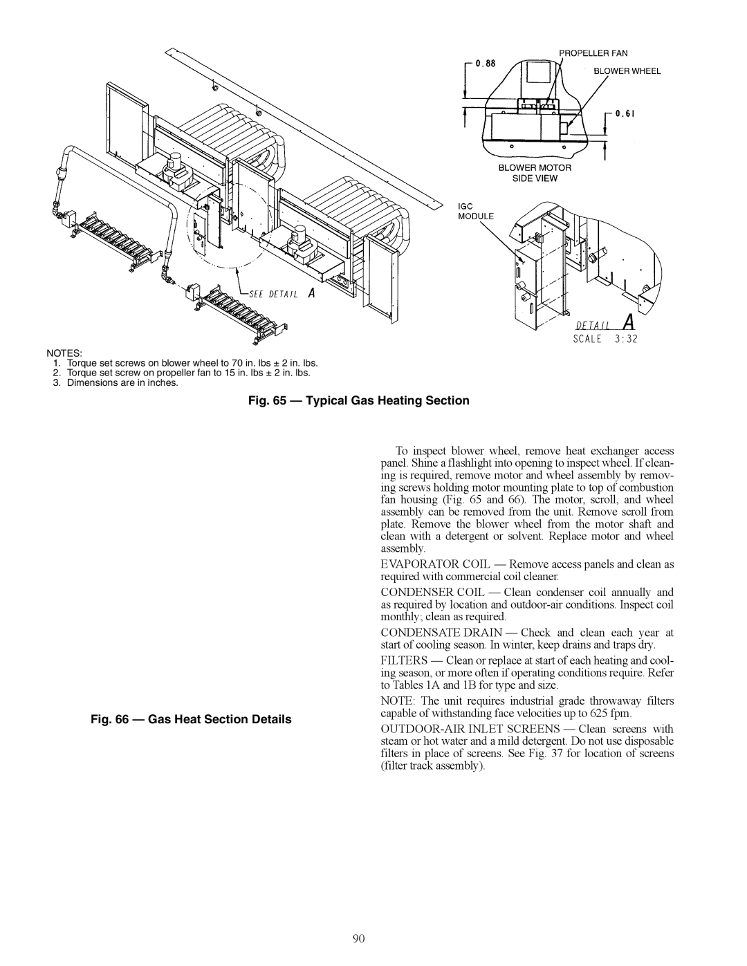 Carrier 48AW, 48EW, 48EY024-068, 48AY020-060, 48EK, 48AK, 48AJ, 48EJ specifications Typical Gas Heating Section 