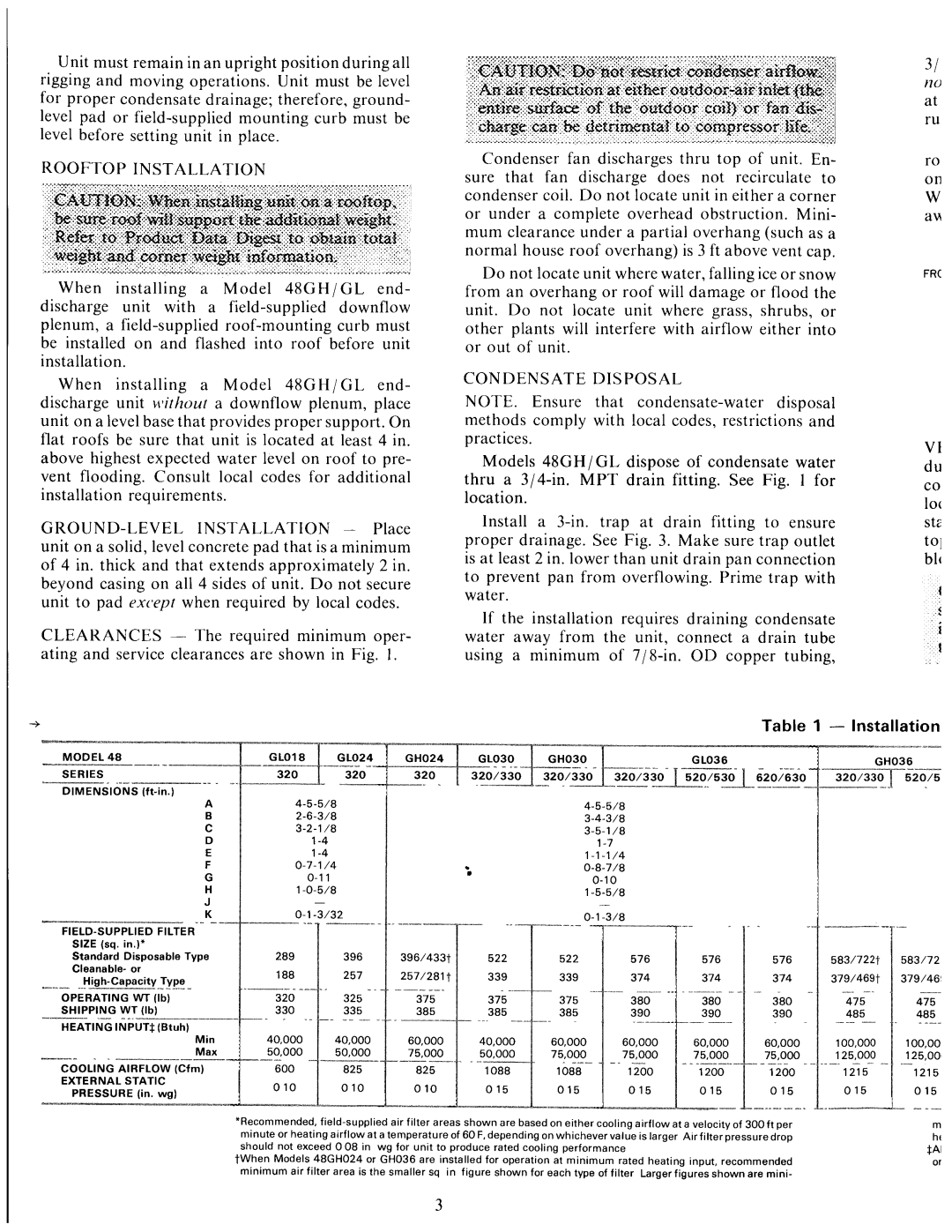 Carrier 48GL manual 