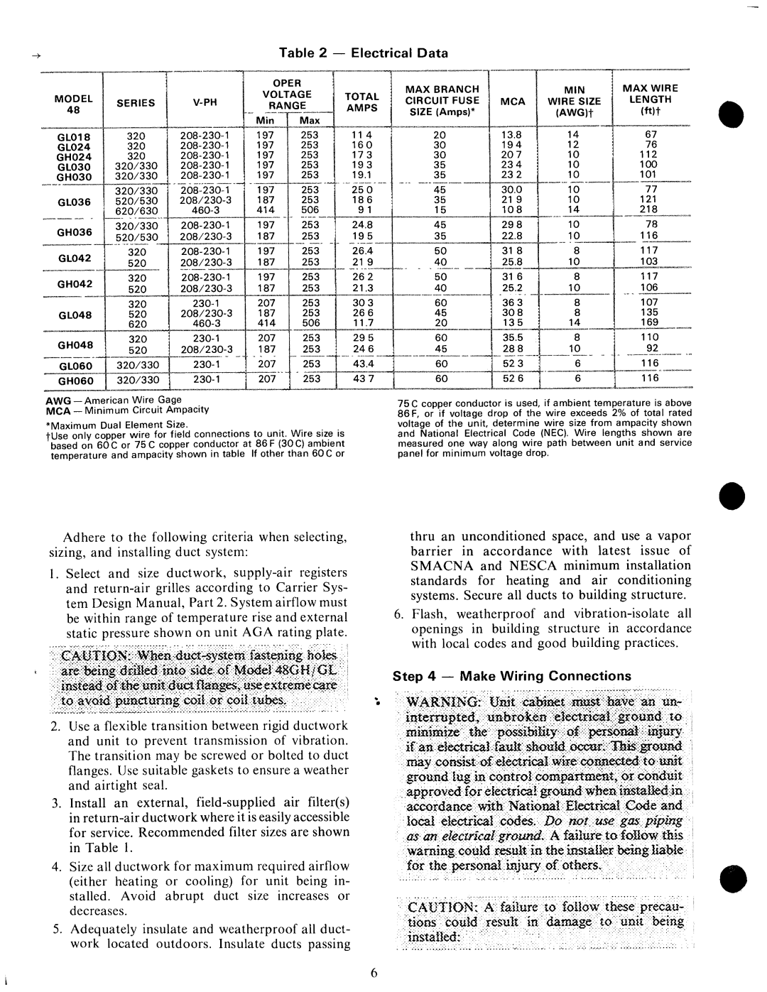 Carrier 48GL manual 