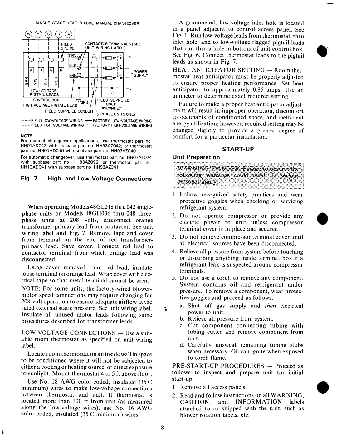 Carrier 48GL manual 