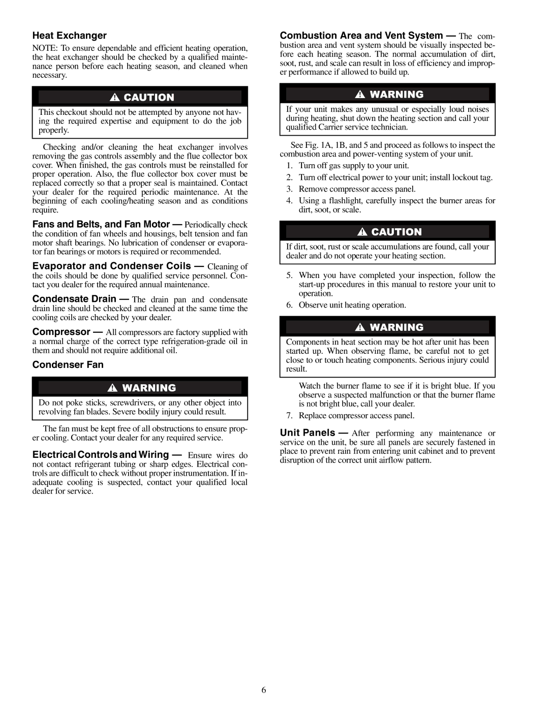 Carrier 48HJ004-014 specifications Heat Exchanger 