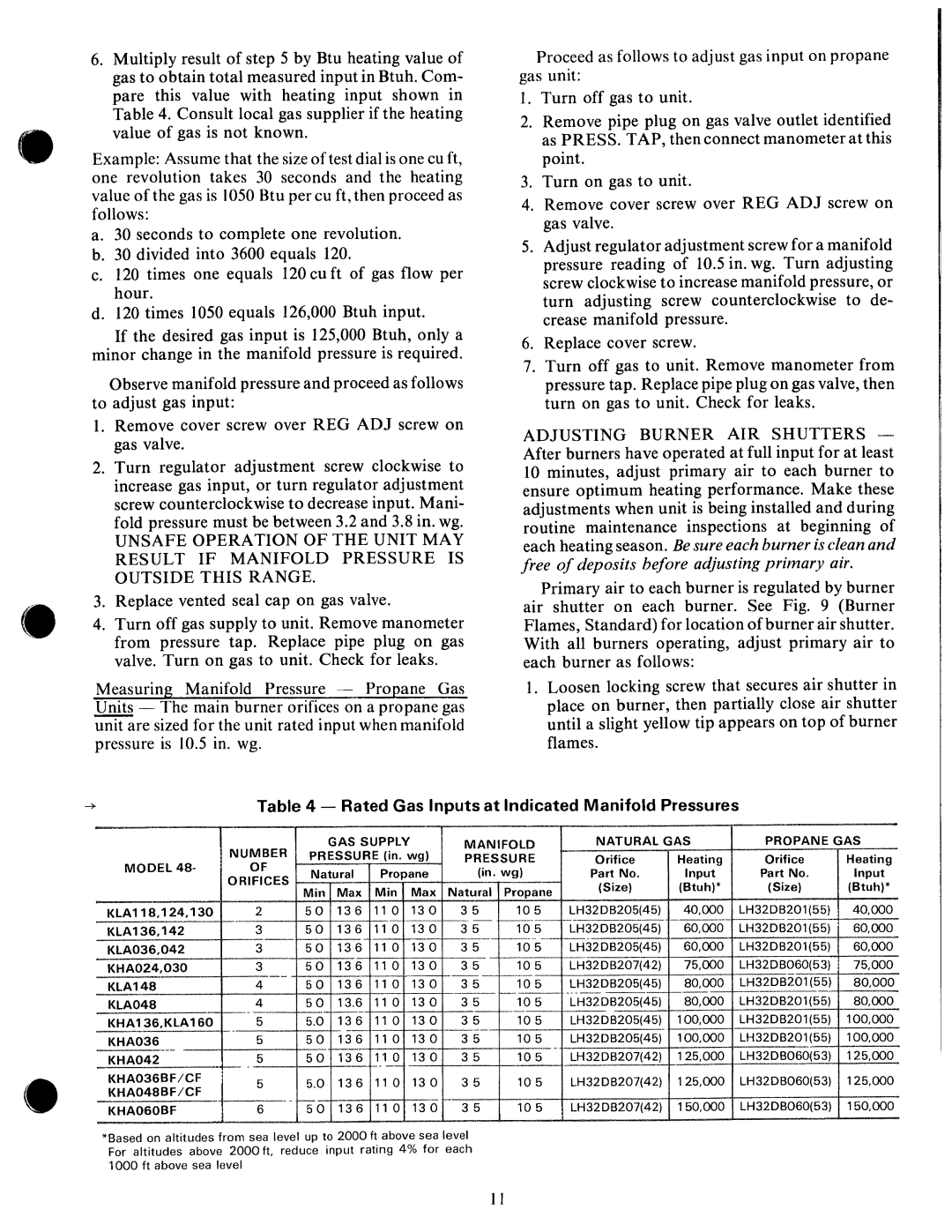 Carrier 48KLA, 48KHA manual 