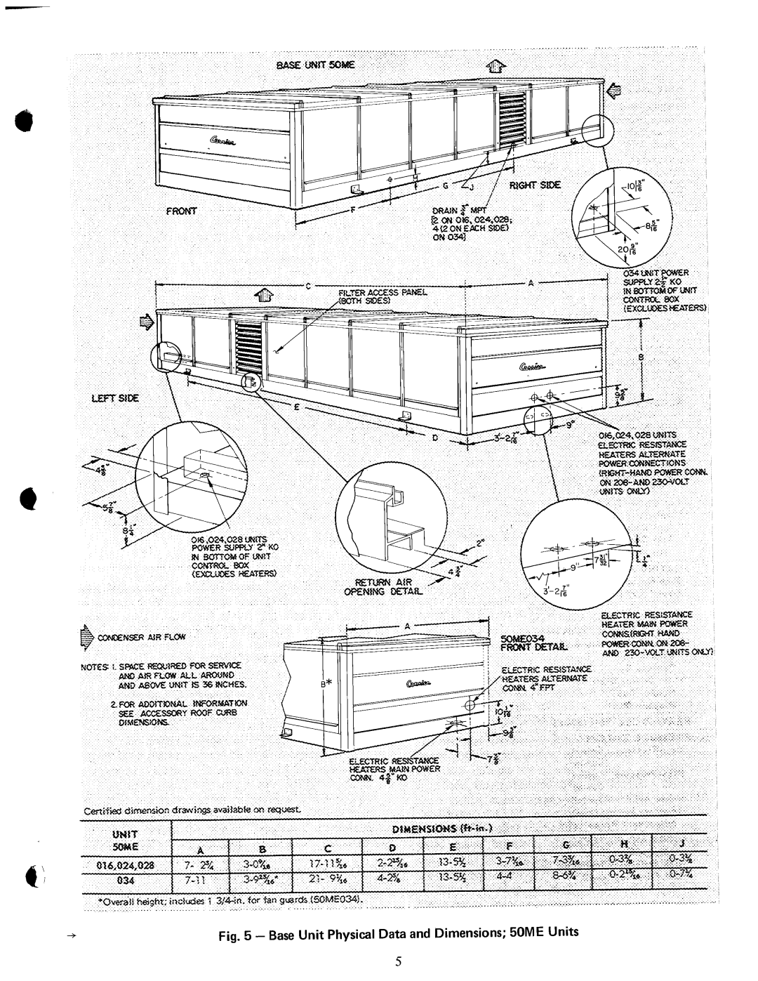 Carrier 50ME, 48MA manual 