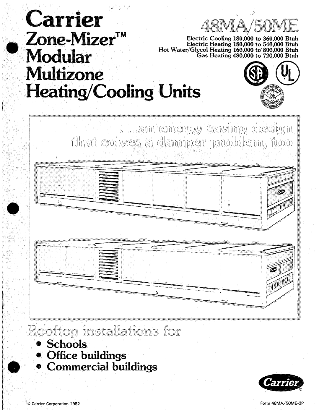 Carrier 50ME, 48MA manual 