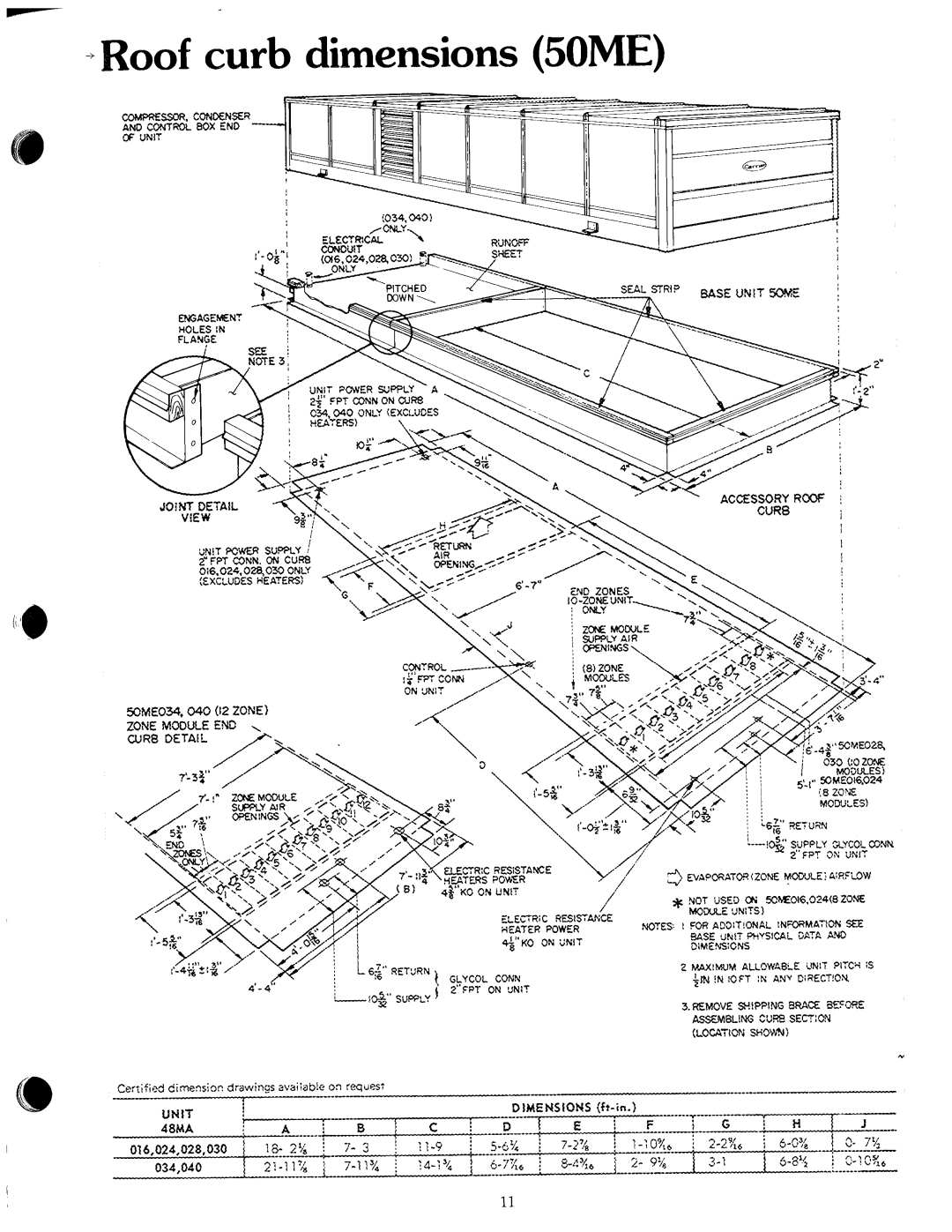 Carrier 50ME, 48MA manual 