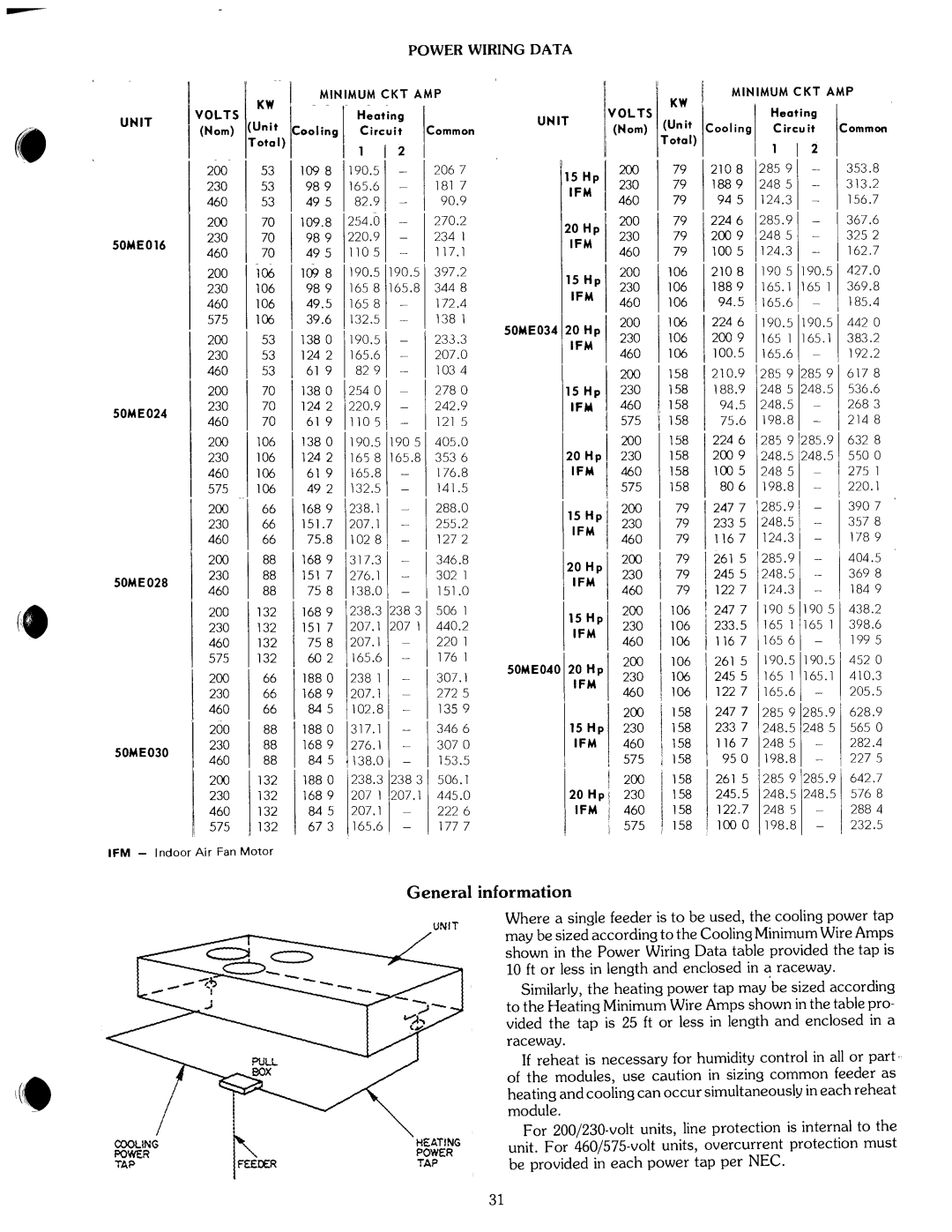 Carrier 50ME, 48MA manual 