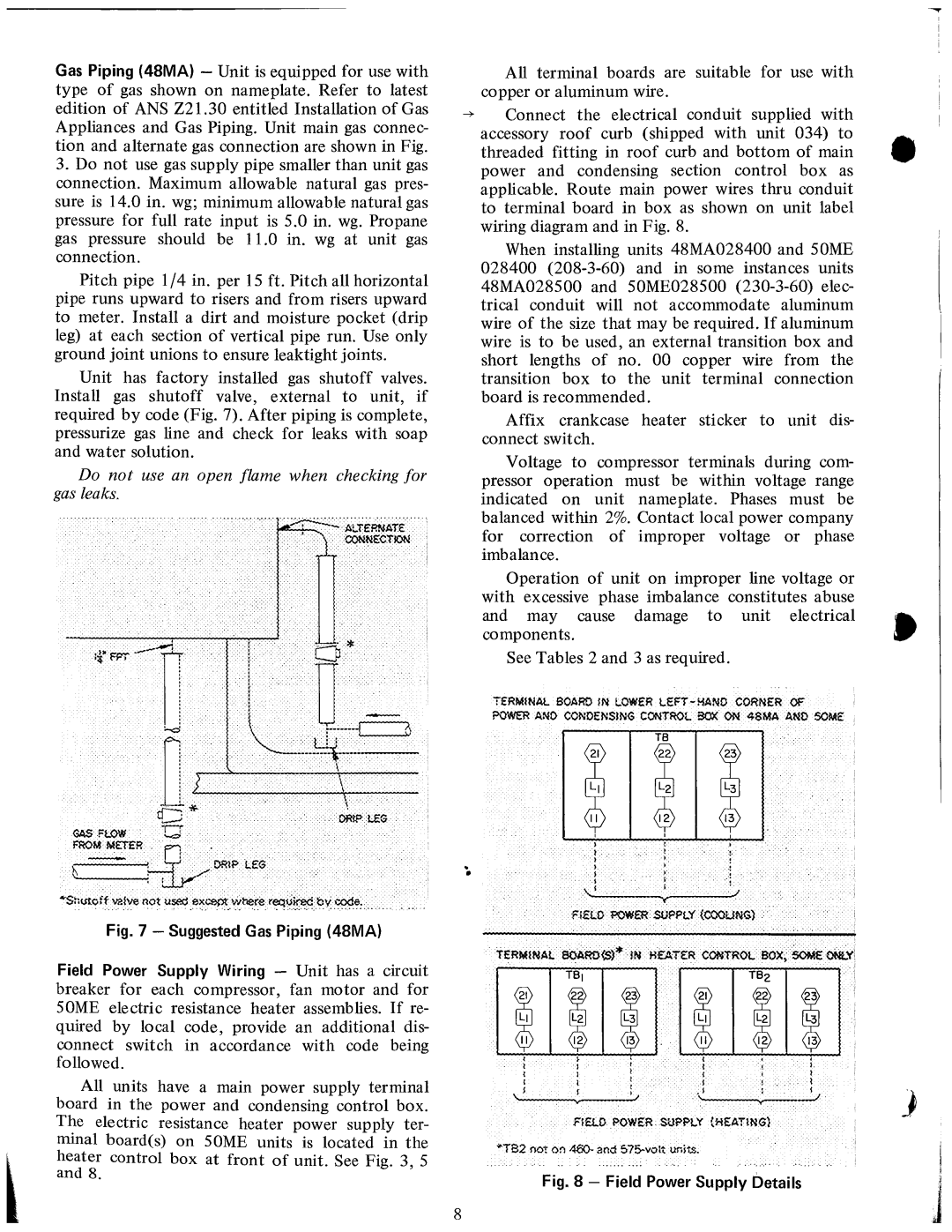 Carrier 48MA, 50ME manual 