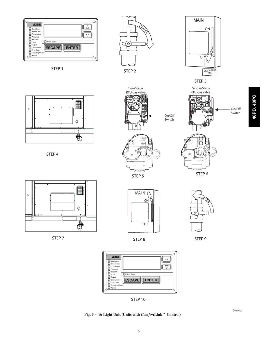 Carrier 06, 48PD05 manual Main 