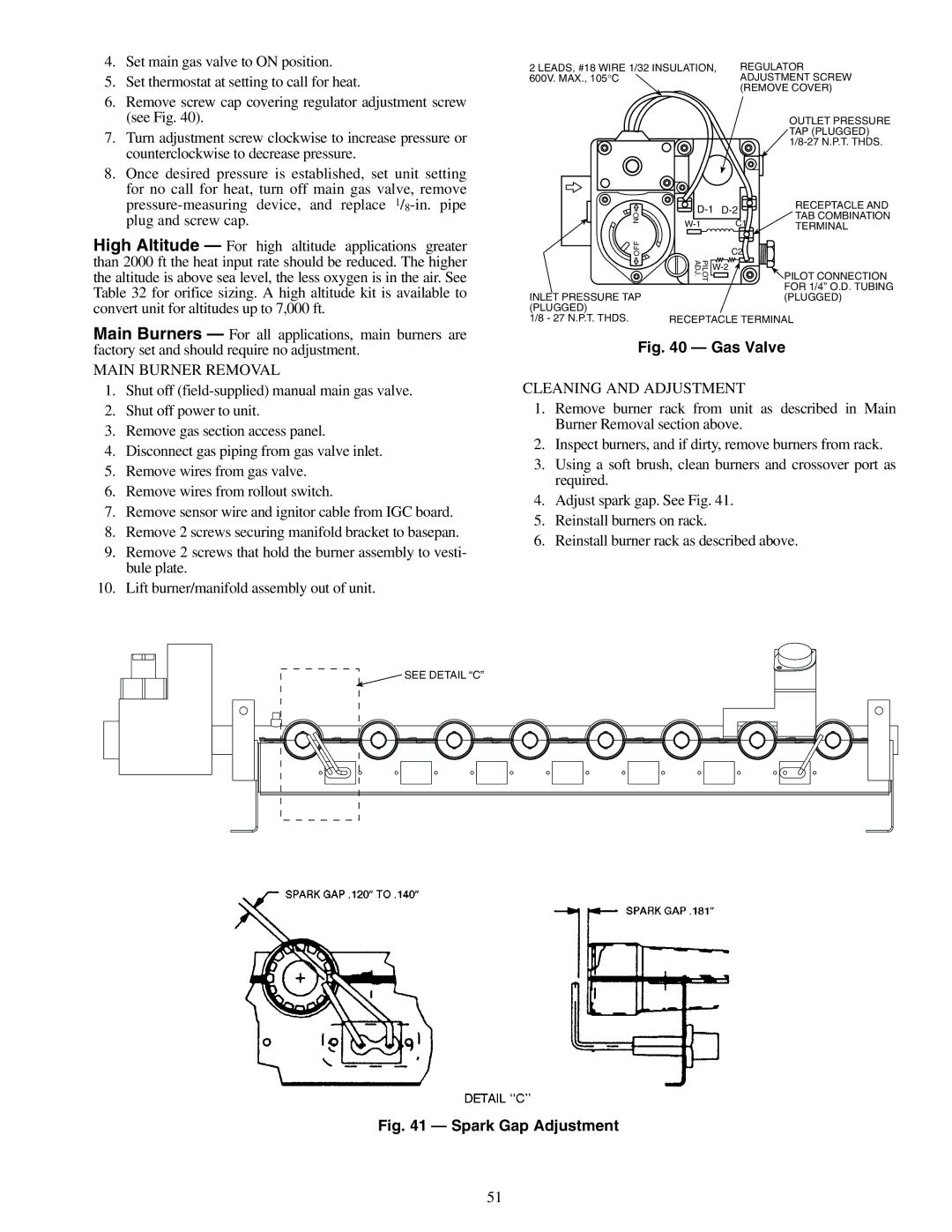 Carrier 48PG20-28 specifications Gas Valve 