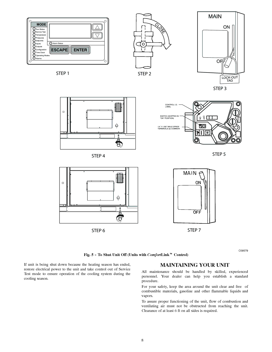 Carrier 48PM16---28, 48PG20---28, 48HJ20---28, 48HG14---28 manual Maintaining Your Unit, Step 