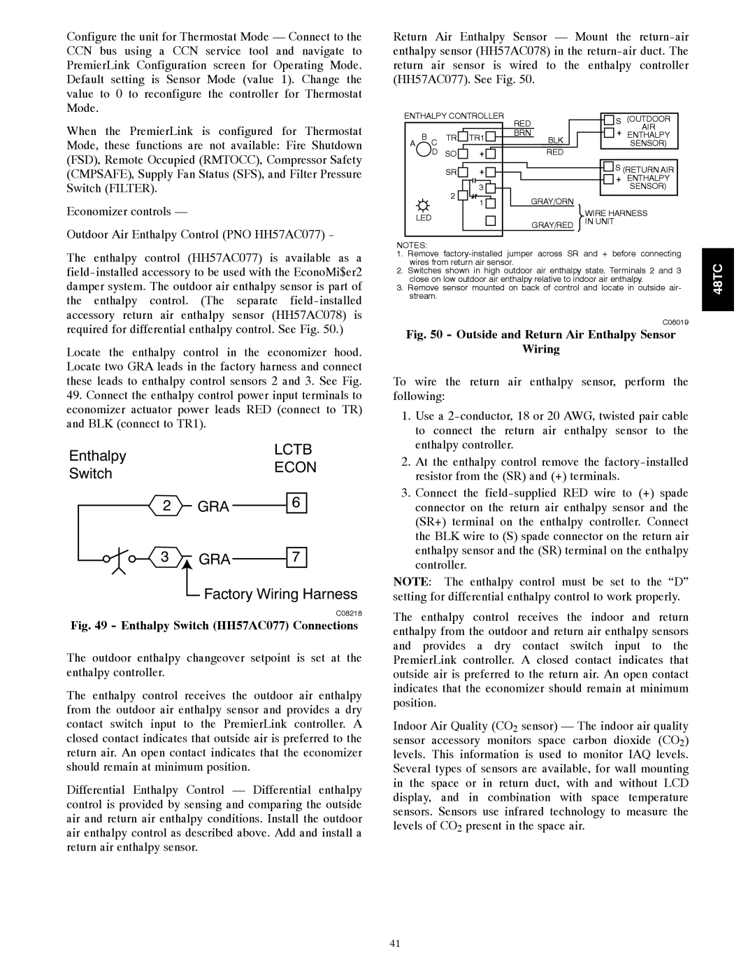 Carrier 48TC*D08 appendix Lctb 