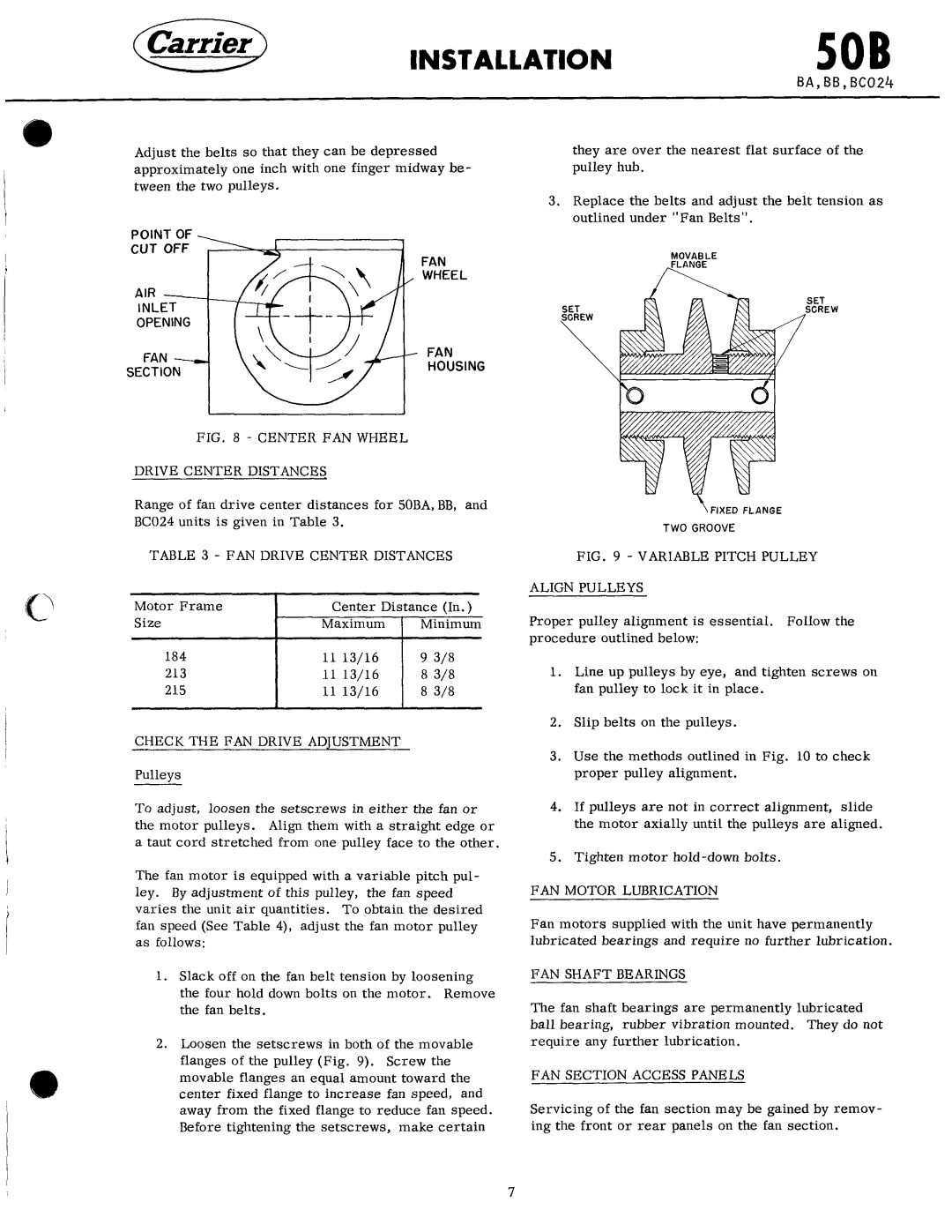 Carrier 50AH024-060 manual 