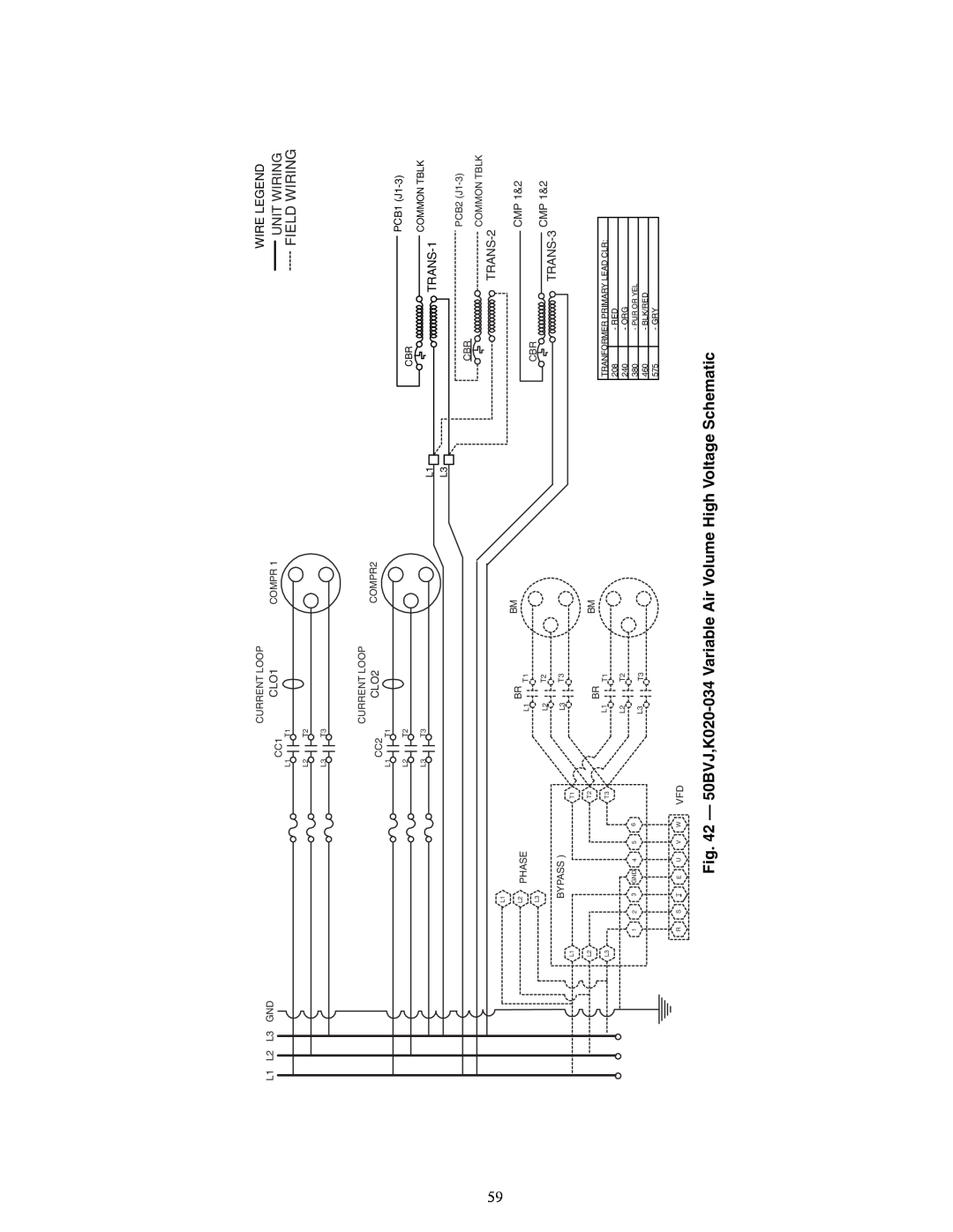 Carrier 50BV020-064 specifications Field Wiring, Unit Wiring 