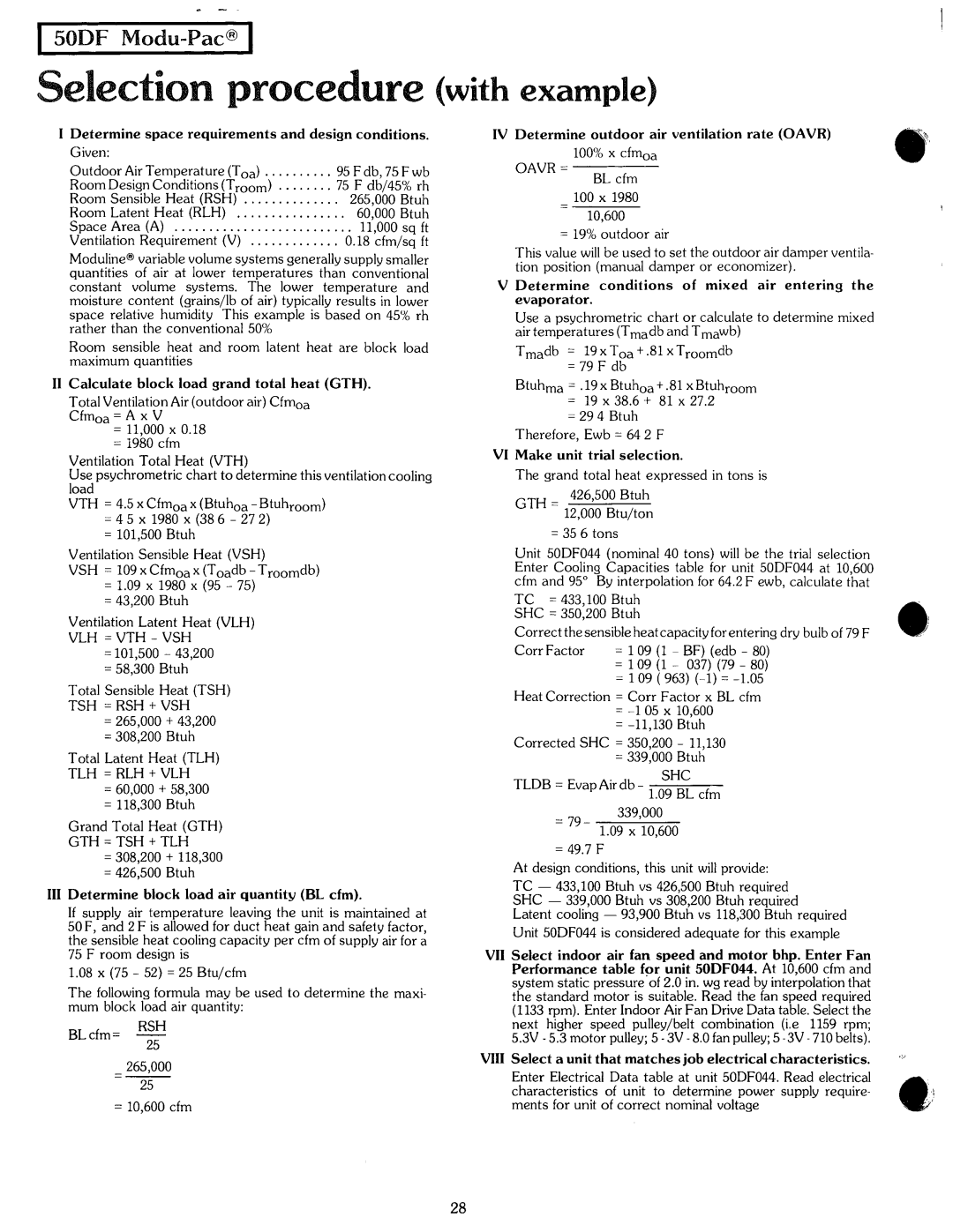 Carrier 50DF manual 