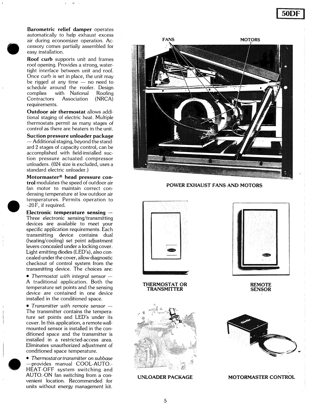 Carrier 50DF manual 