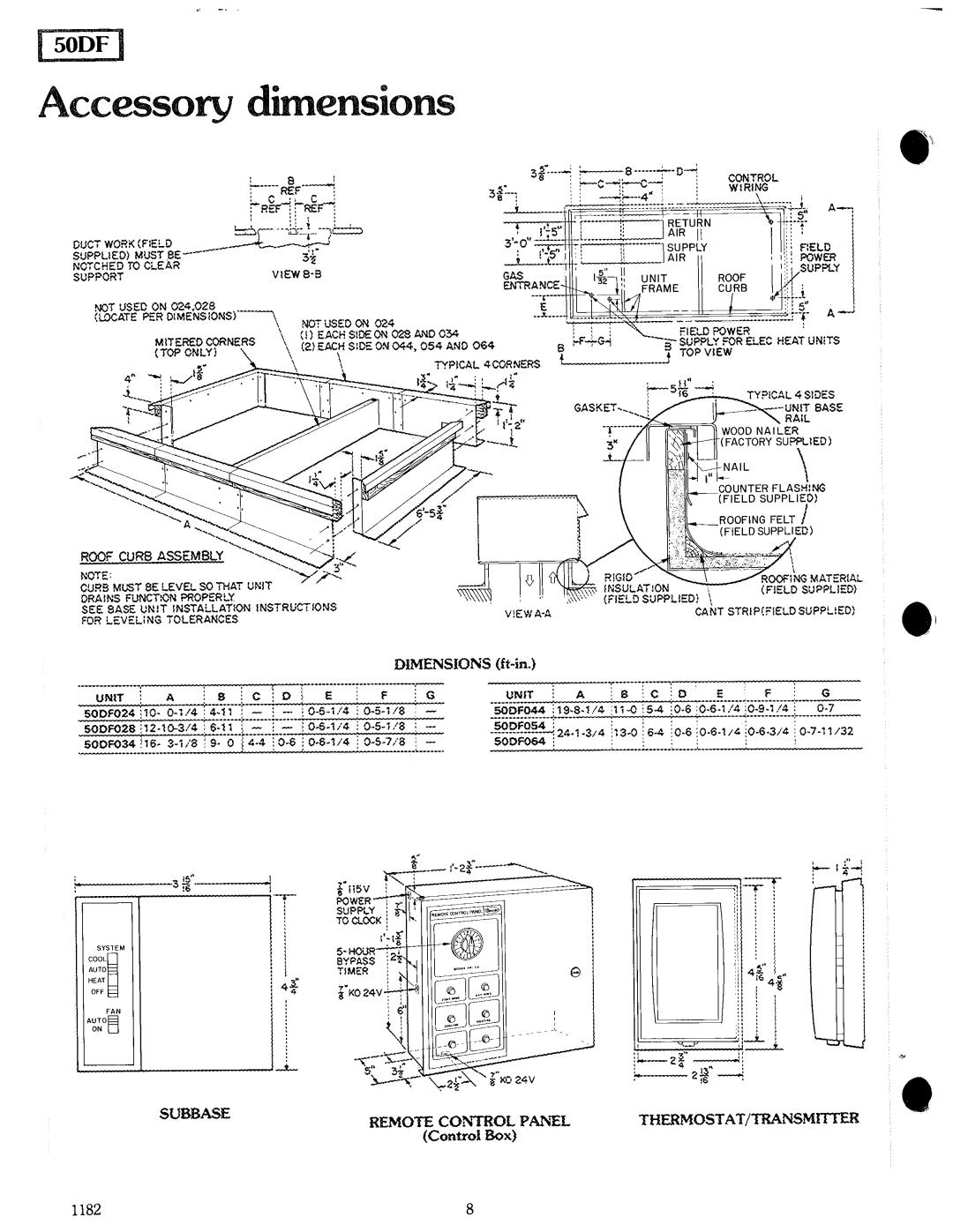 Carrier 50DF manual 