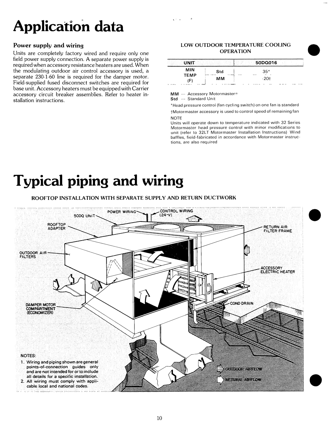 Carrier 50DQ manual 