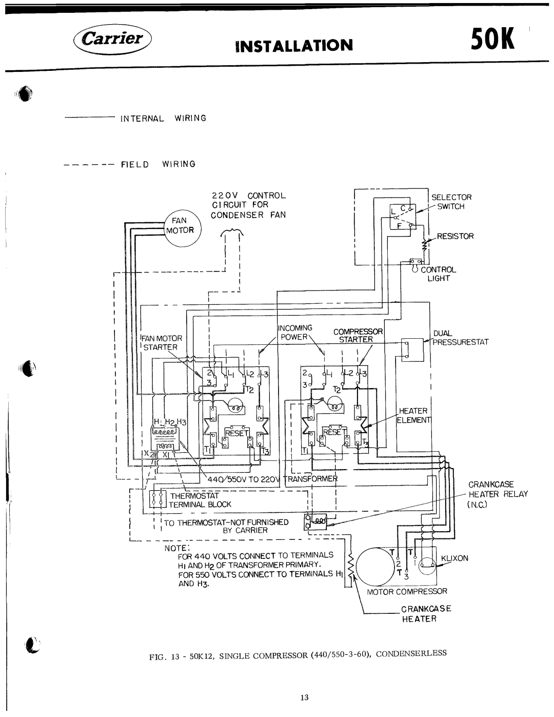 Carrier 50K manual 