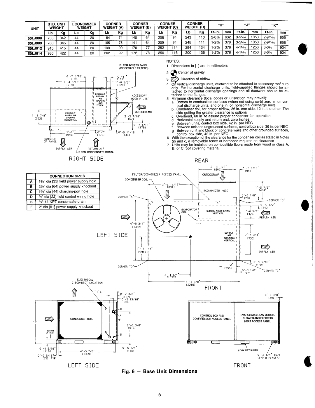 Carrier 50LJ008-014 manual 