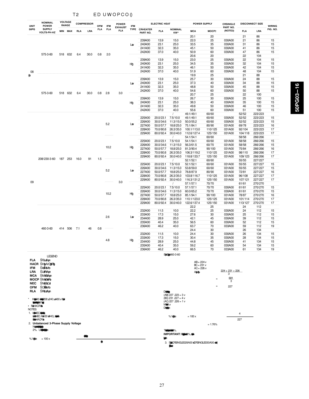 Carrier 50PG03-16 installation instructions 50PG03−16 