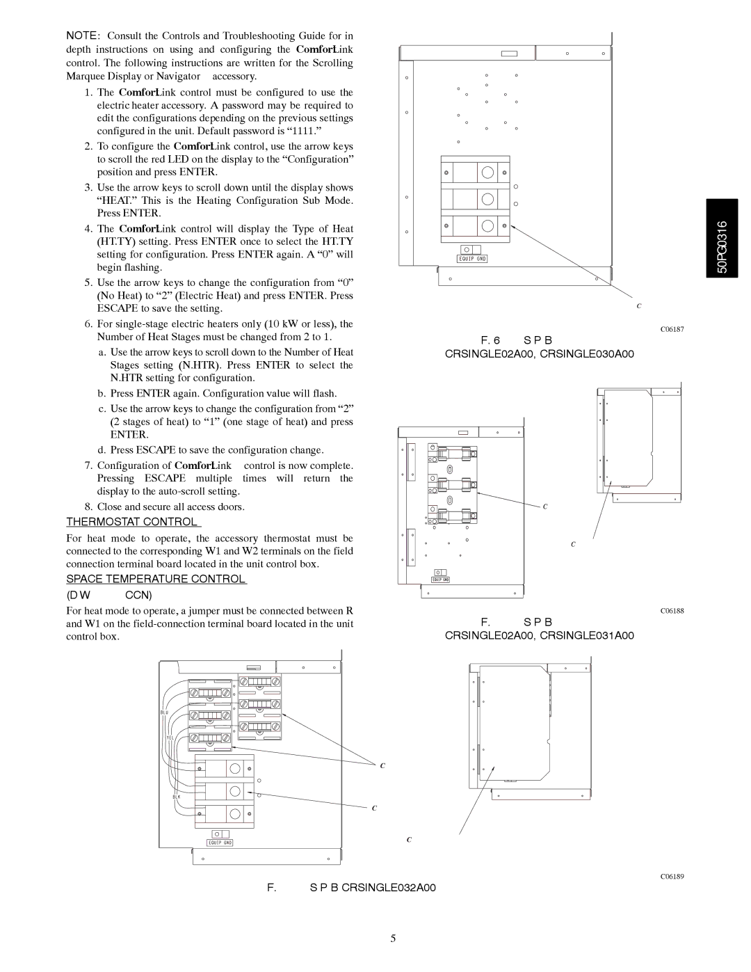 Carrier 50PG03-16 installation instructions CRSINGLE028A00, CRSINGLE030A00 