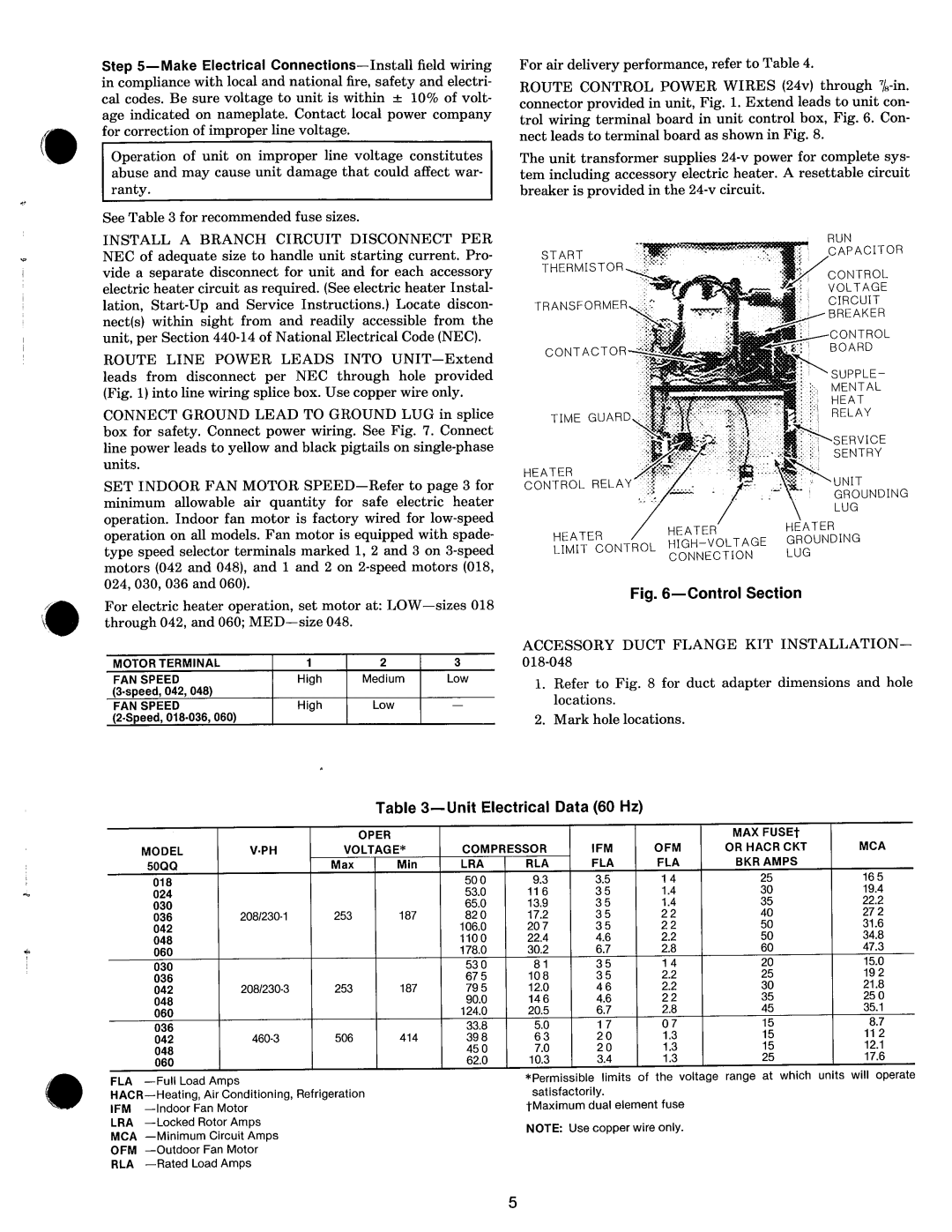 Carrier 50QQ manual 