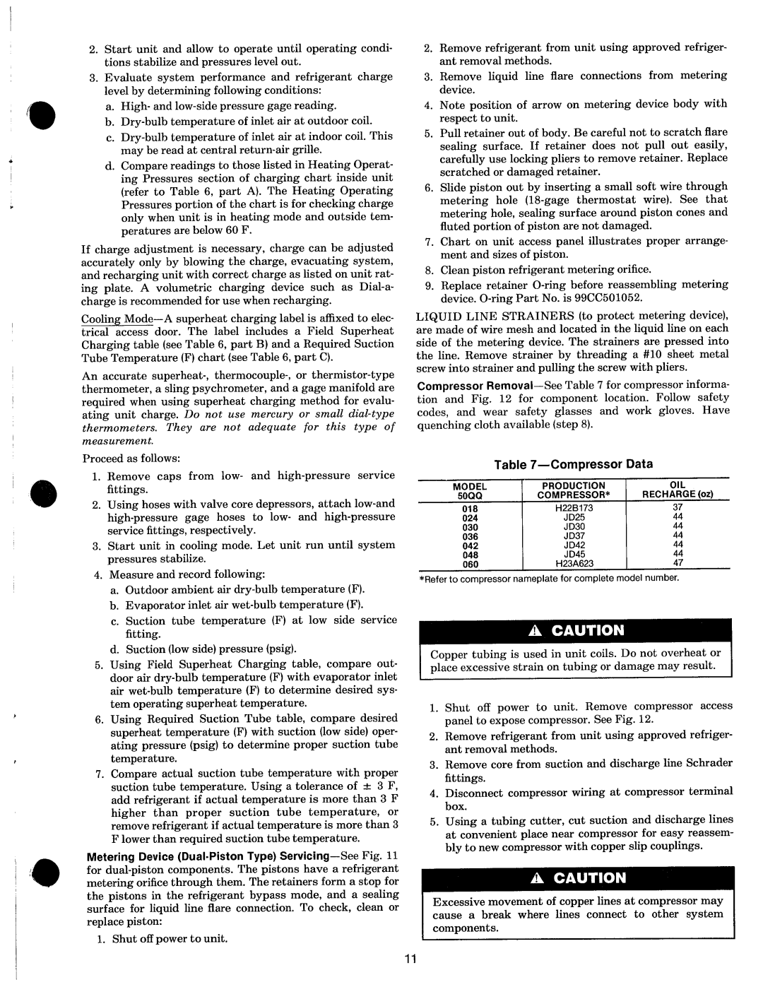 Carrier 50QQ manual 