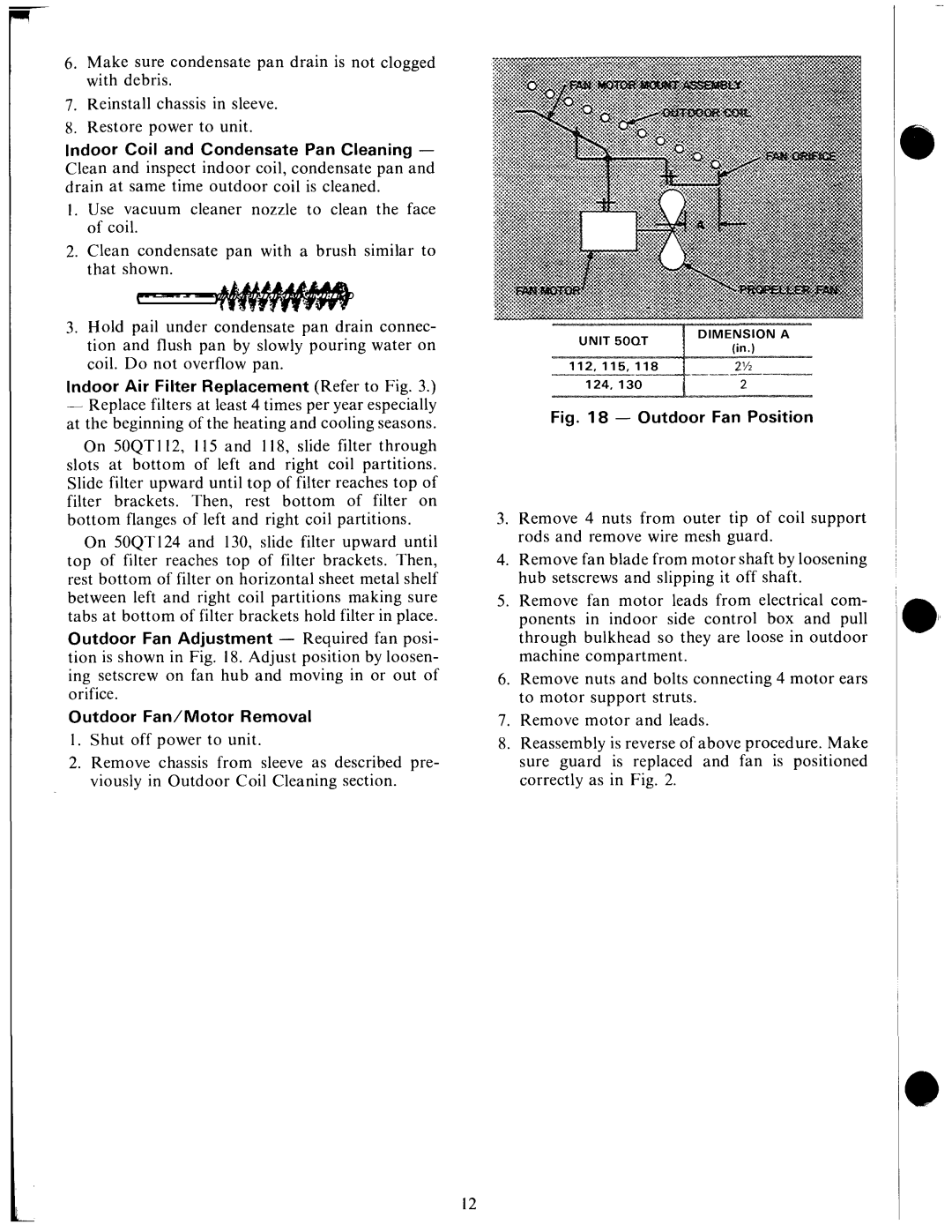 Carrier 50QT manual 