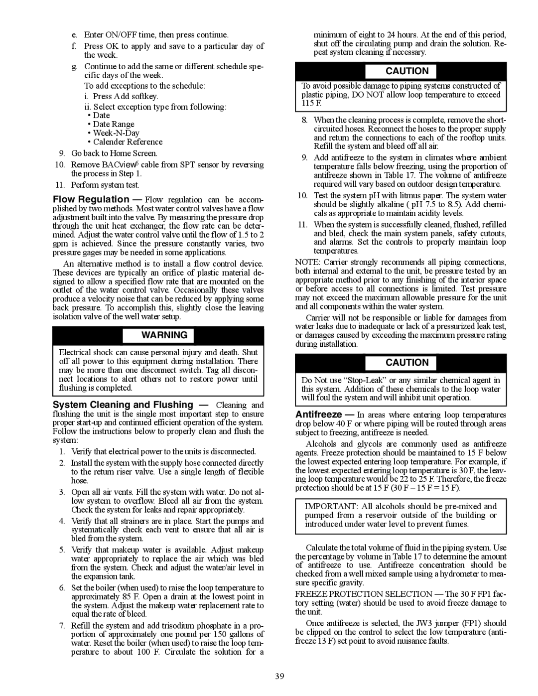 Carrier 50RTP03-20 specifications 