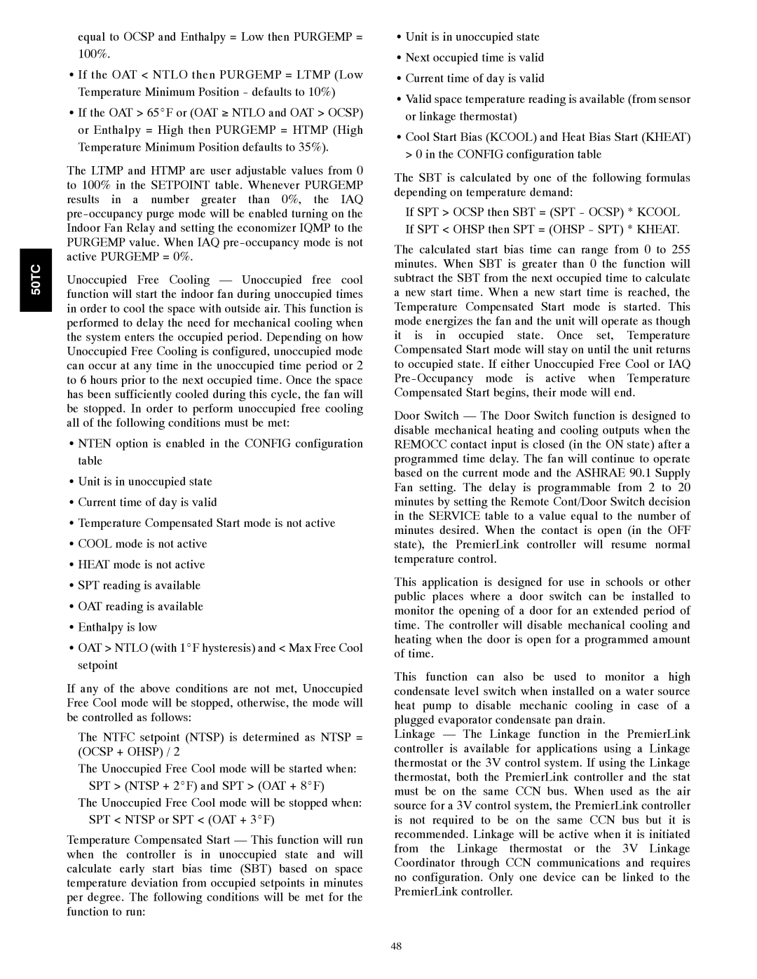 Carrier 50TCA04-A07 appendix 