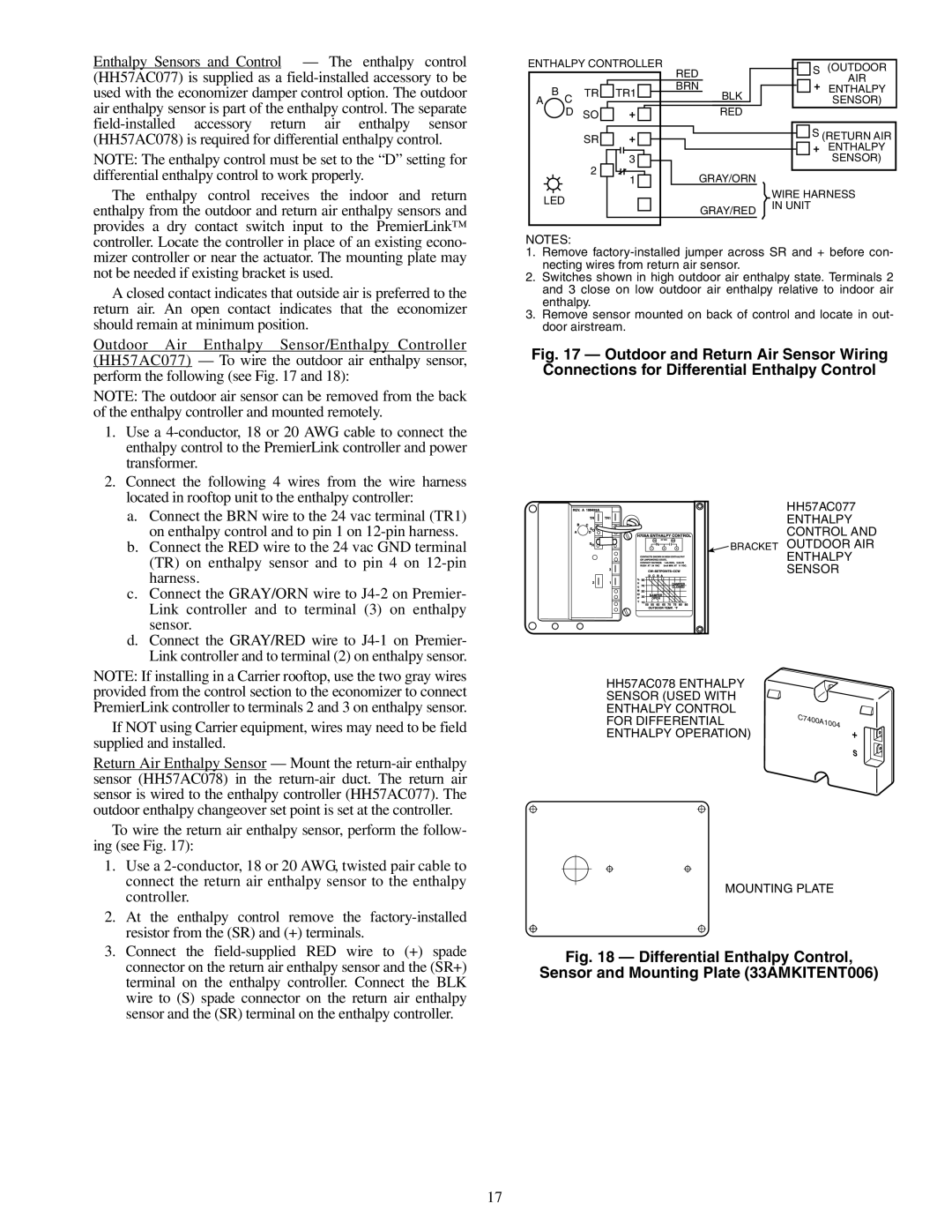 Carrier 50TFQ008-012 specifications For Differential 