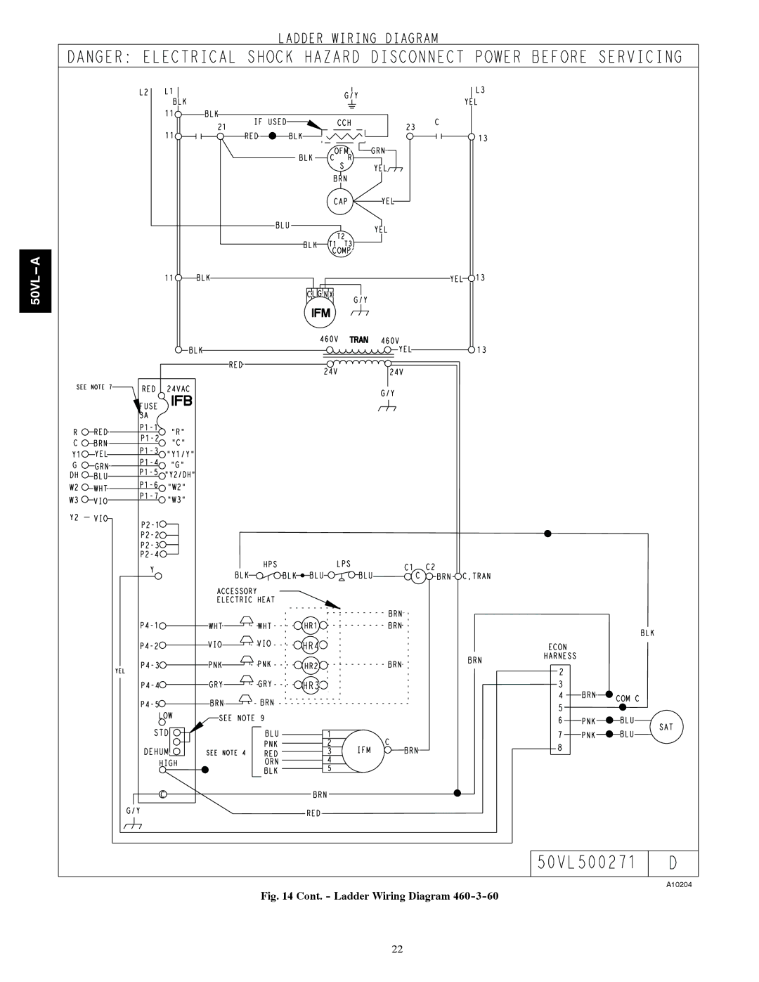 Carrier 50VL---A installation instructions 50VL500271 