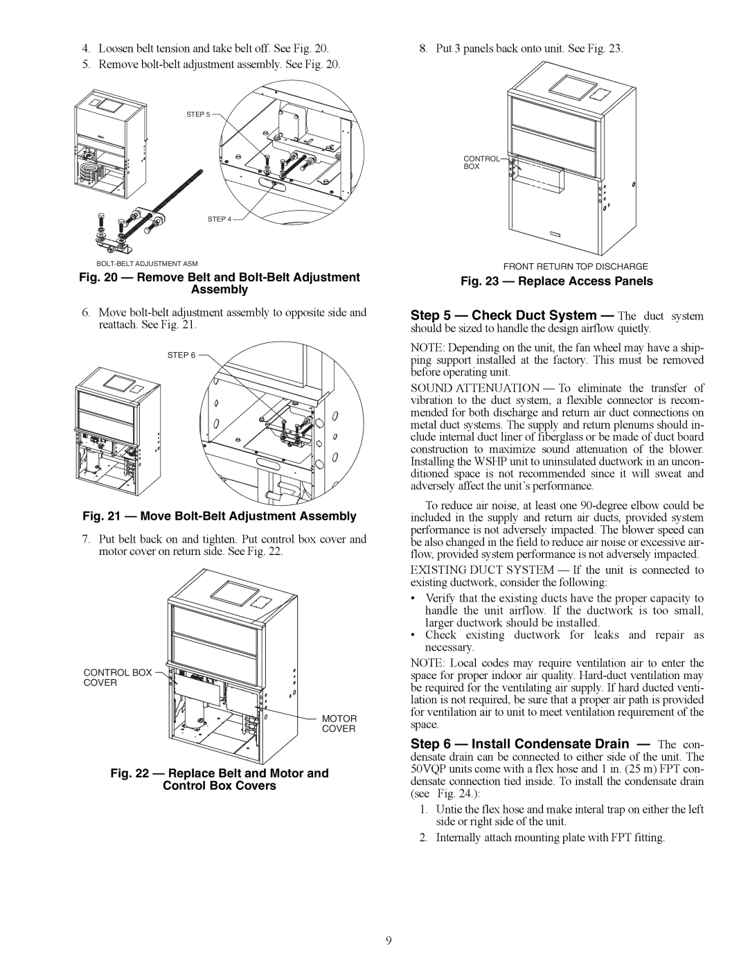 Carrier 50VQP084-300 specifications A50-8482, A50-8485, A50-8483, A50-8484 