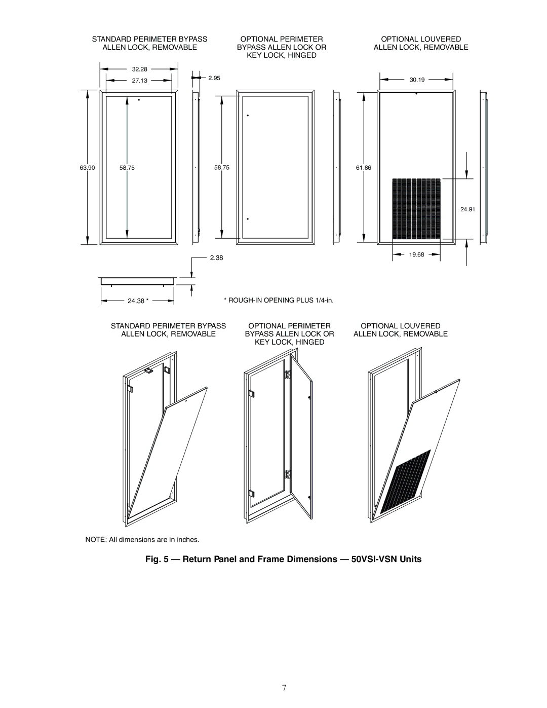 Carrier 50VS specifications A50-8299, A50-8301 