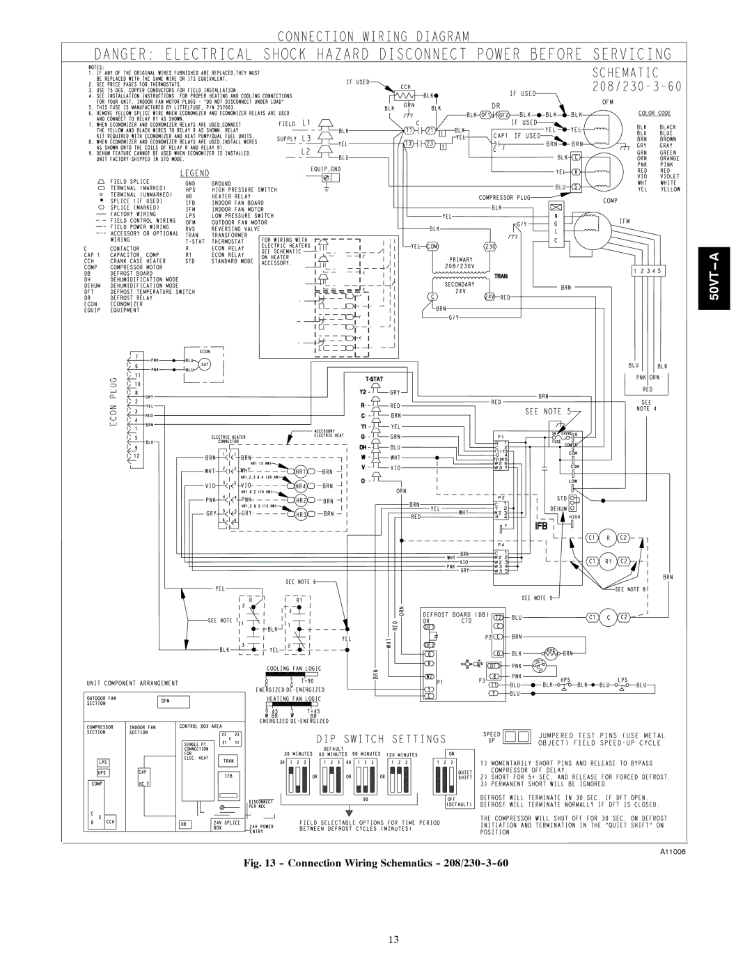 Carrier 50VT-A installation instructions 50VT a 