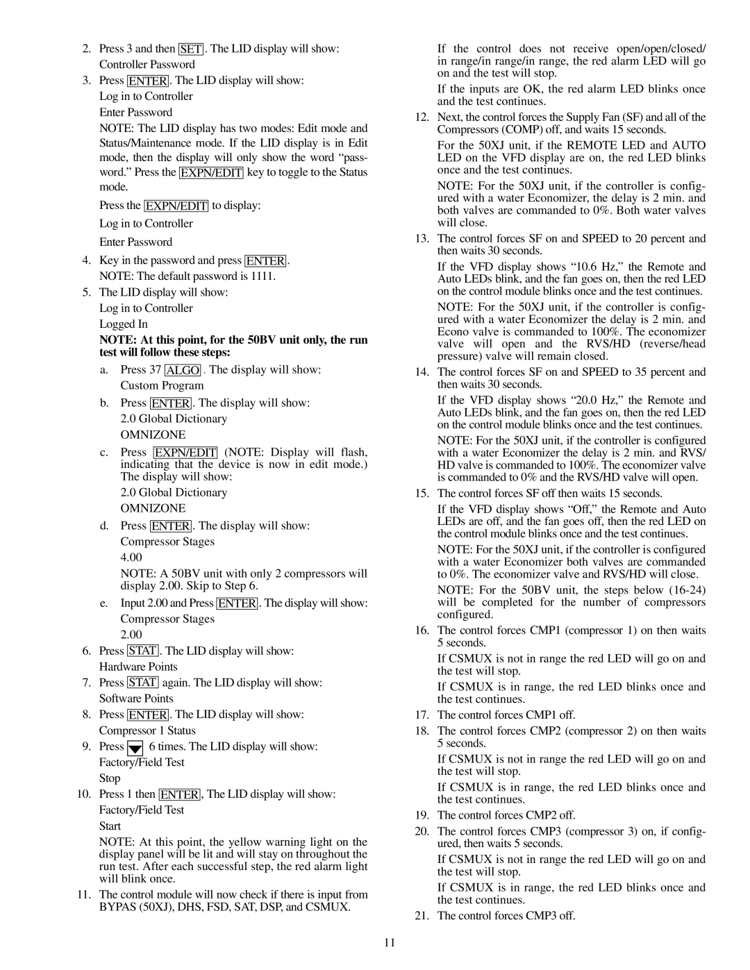 Carrier 50XJ064-104 specifications Omnizone 