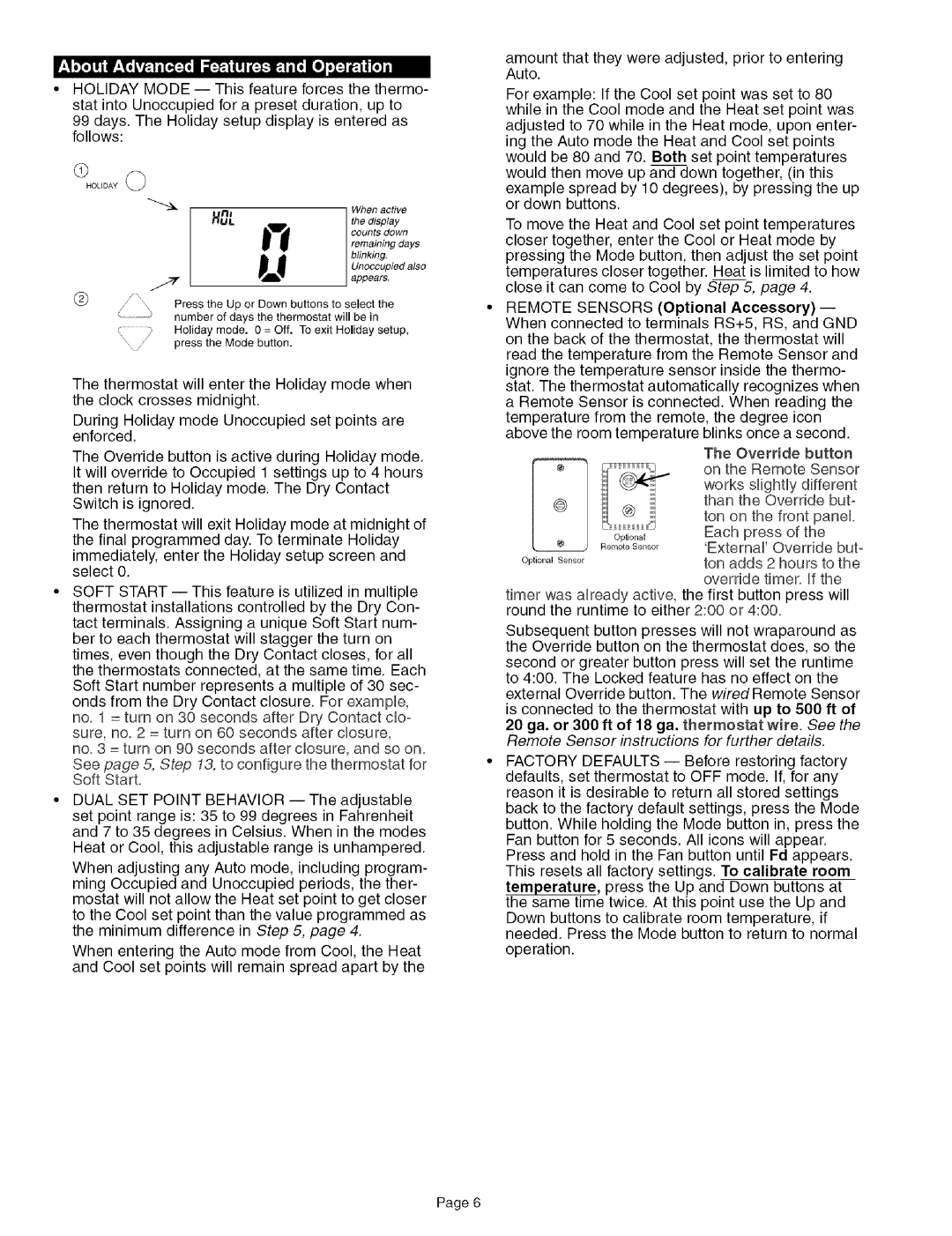 Carrier 53DFS250-SL owner manual Button, When Active Display Counts Down Remaining Days, Blinking Appear 