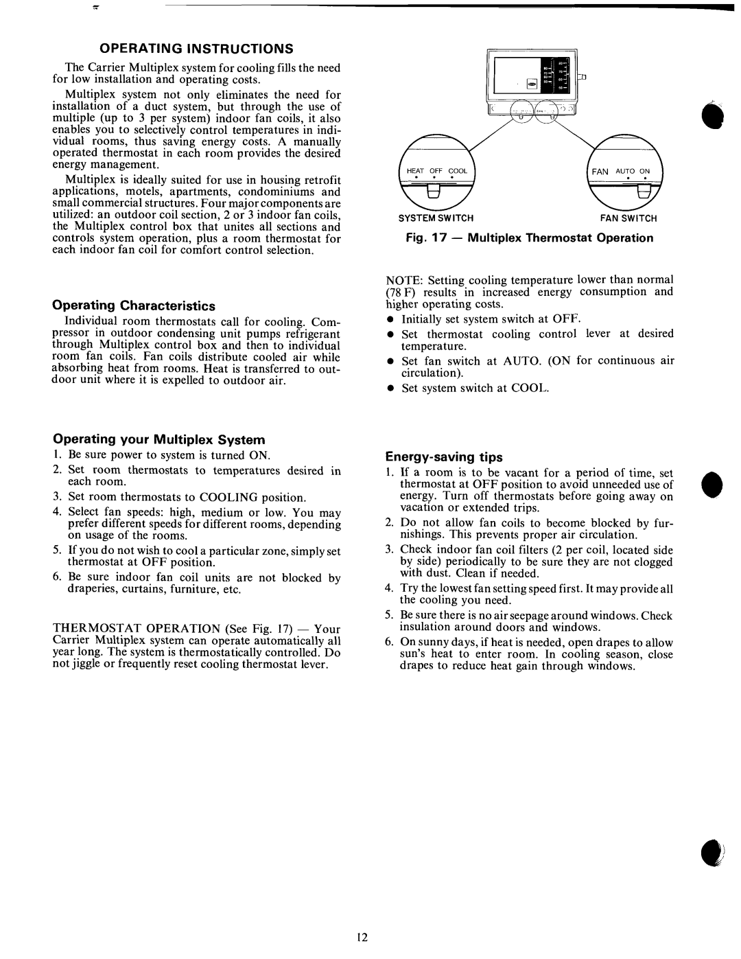 Carrier 53MX manual 