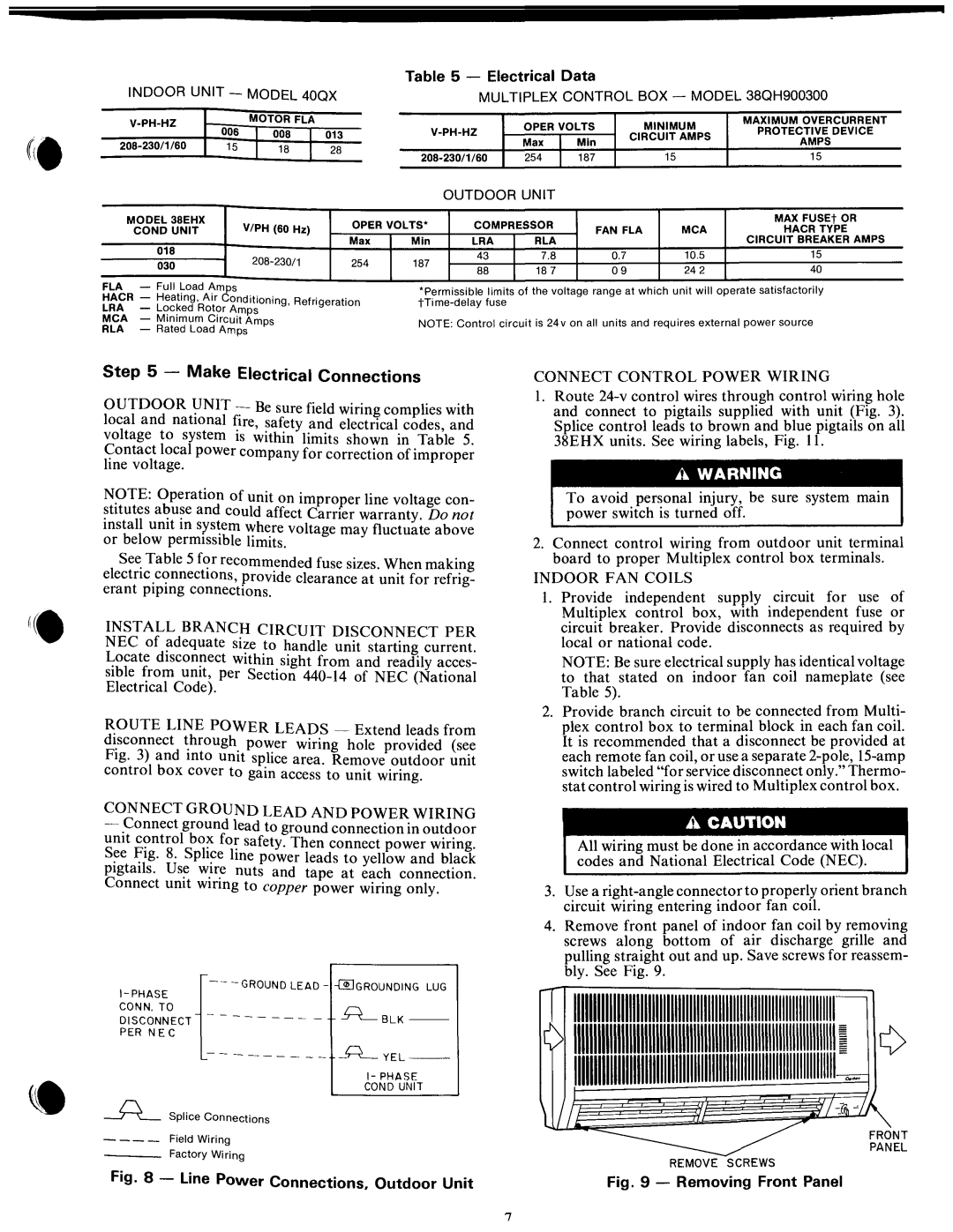 Carrier 53MX manual 