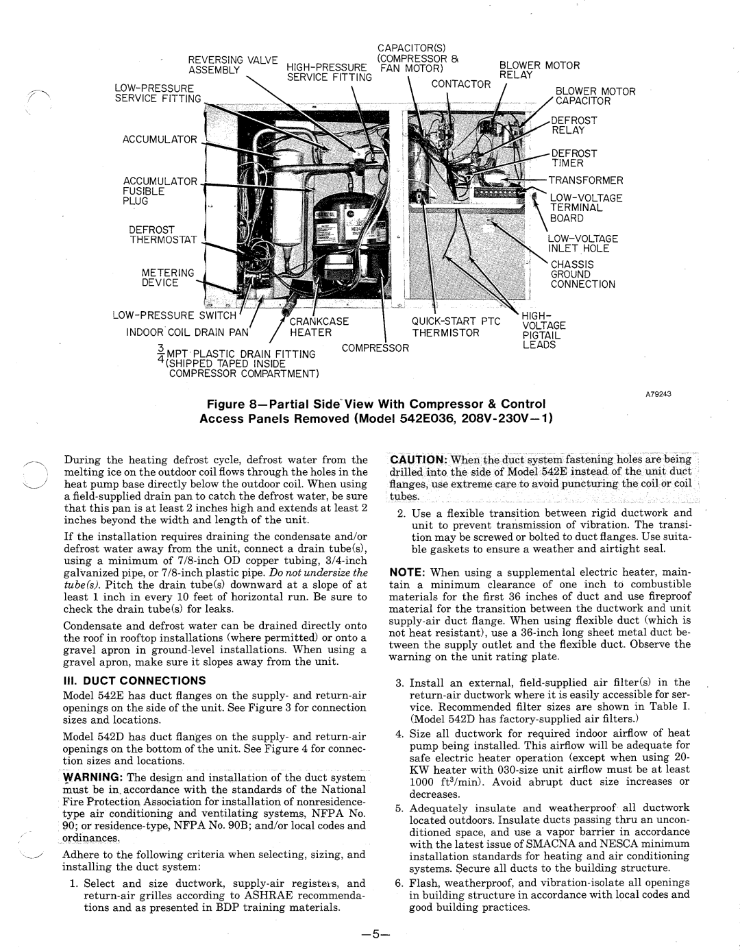 Carrier 542D060, 542E manual 