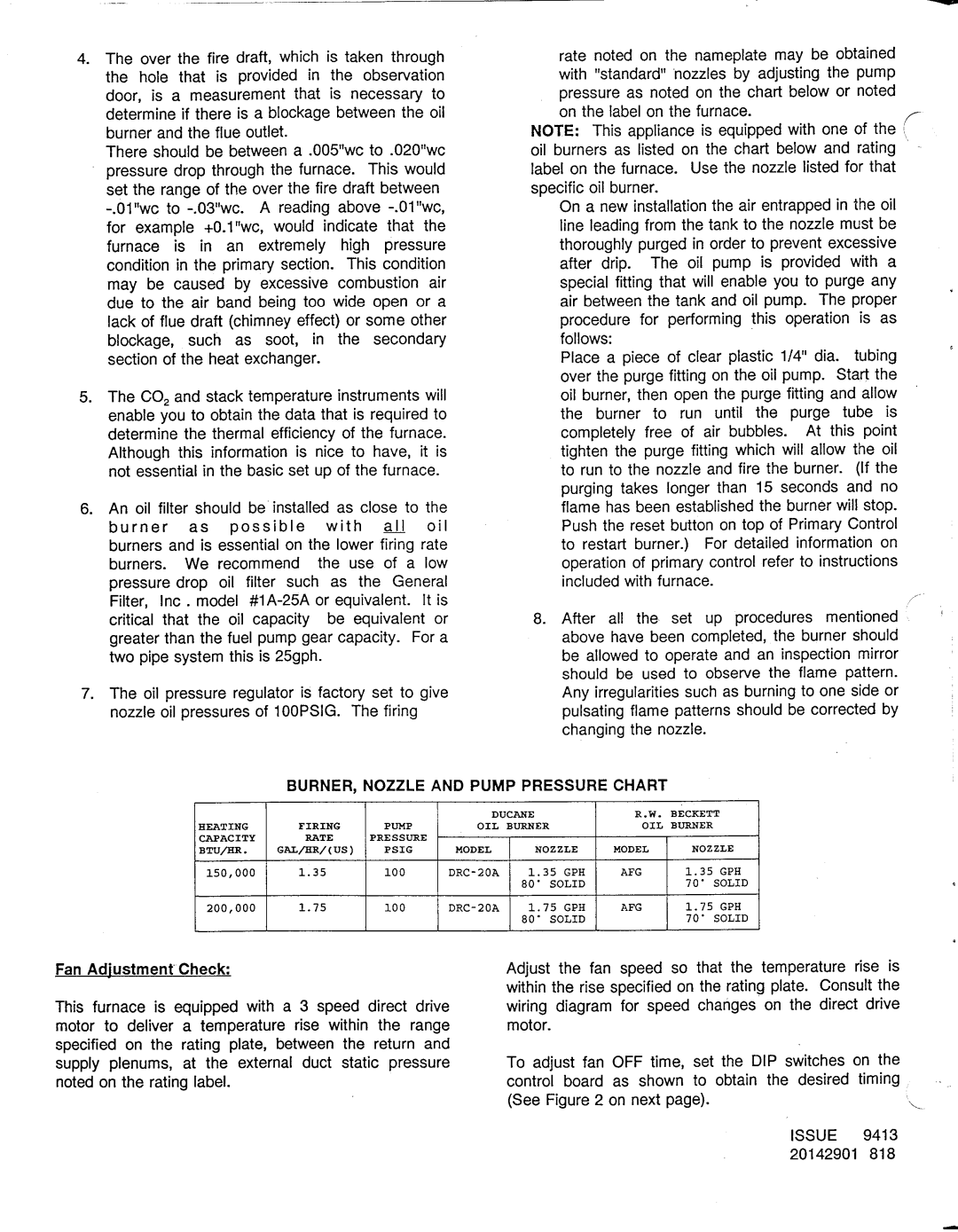 Carrier 58BTA manual 