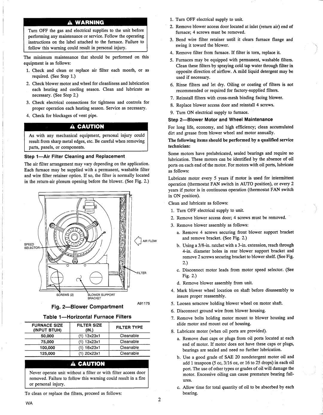 Carrier 58EFA manual 