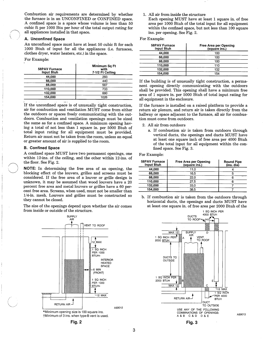 Carrier 58PAV manual 