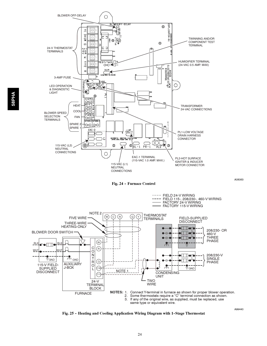 Carrier 58PHA/PHX instruction manual Furnace Control 