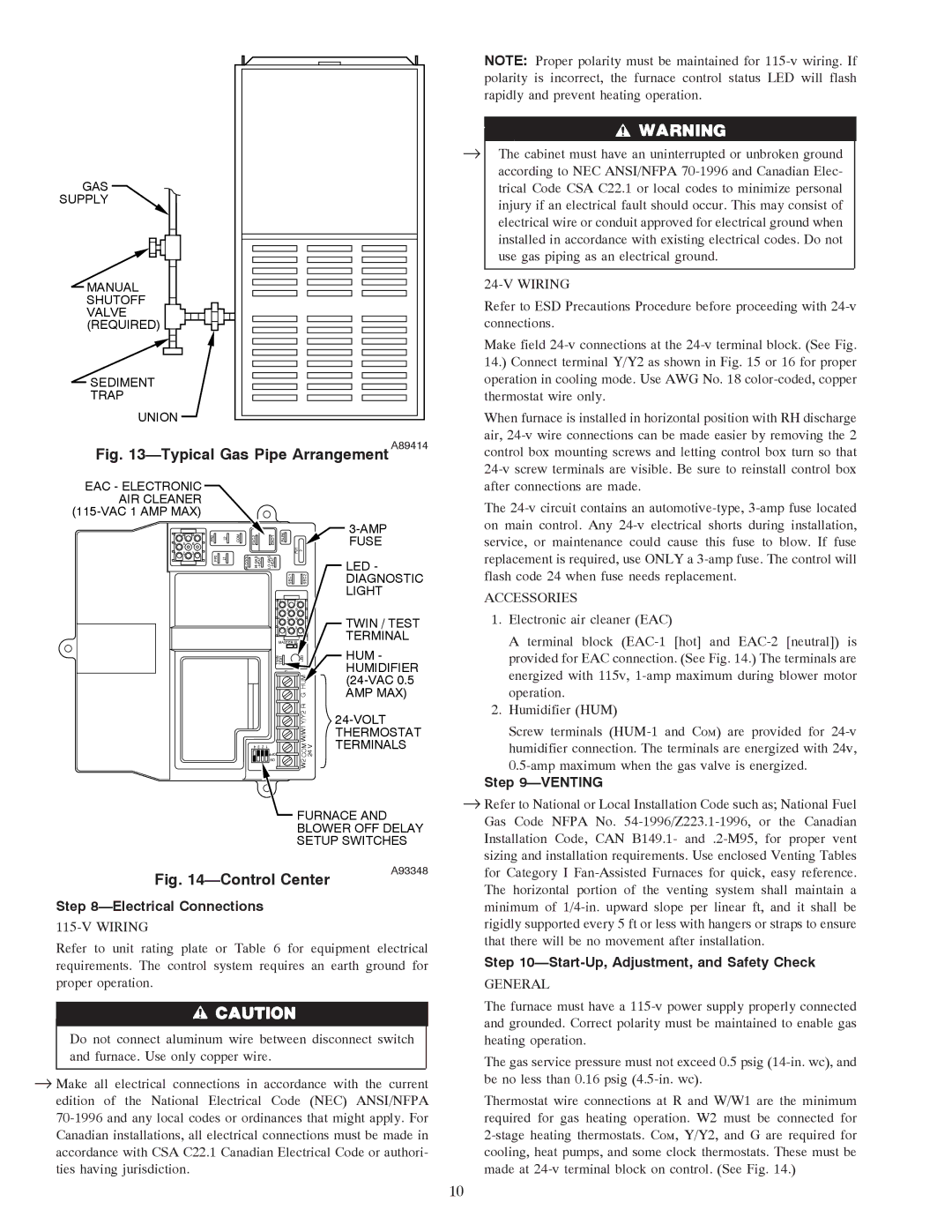 Carrier 58TMA operating instructions Wiring, Accessories 