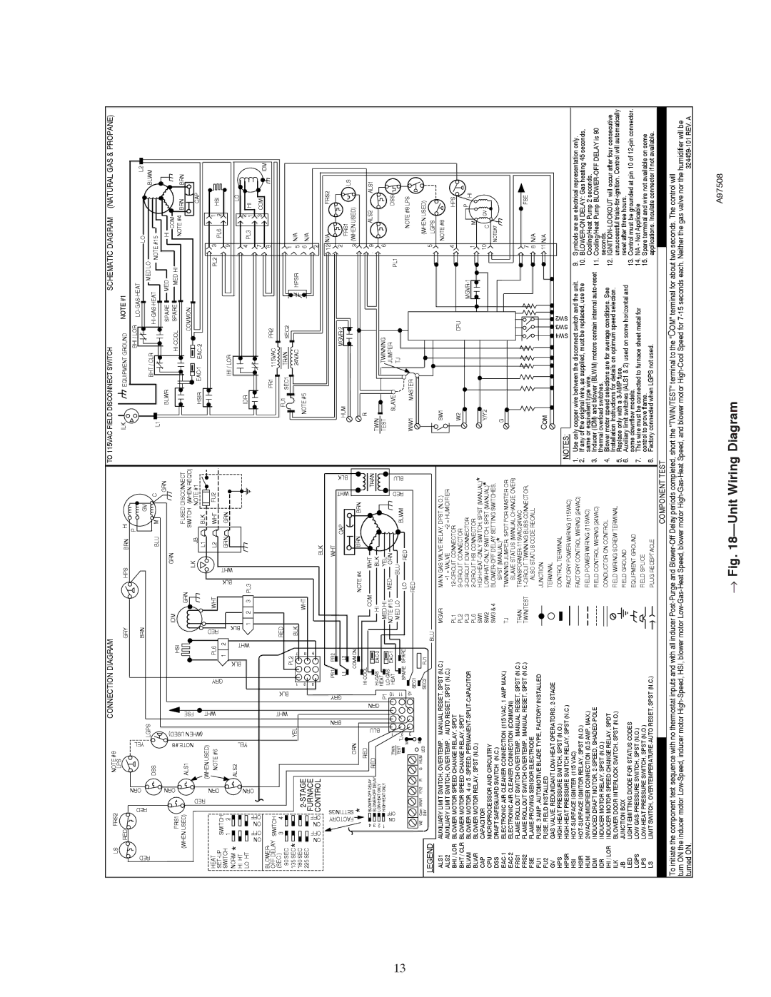 Carrier 58TMA operating instructions → -Unit Wiring Diagram, Connection Diagram 