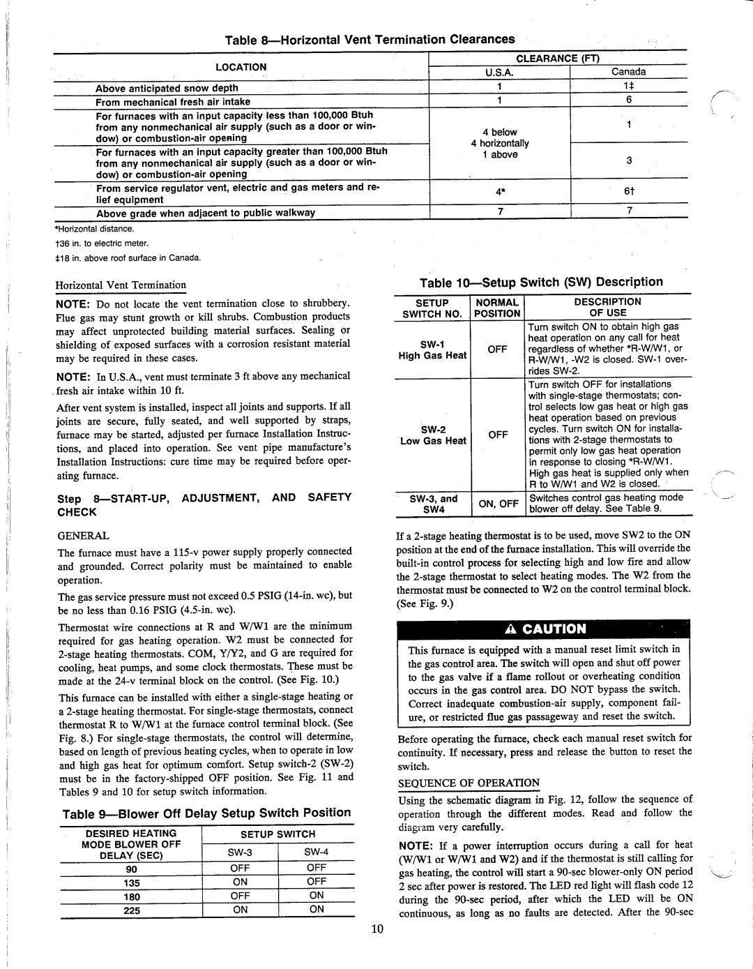 Carrier 58TUA manual 