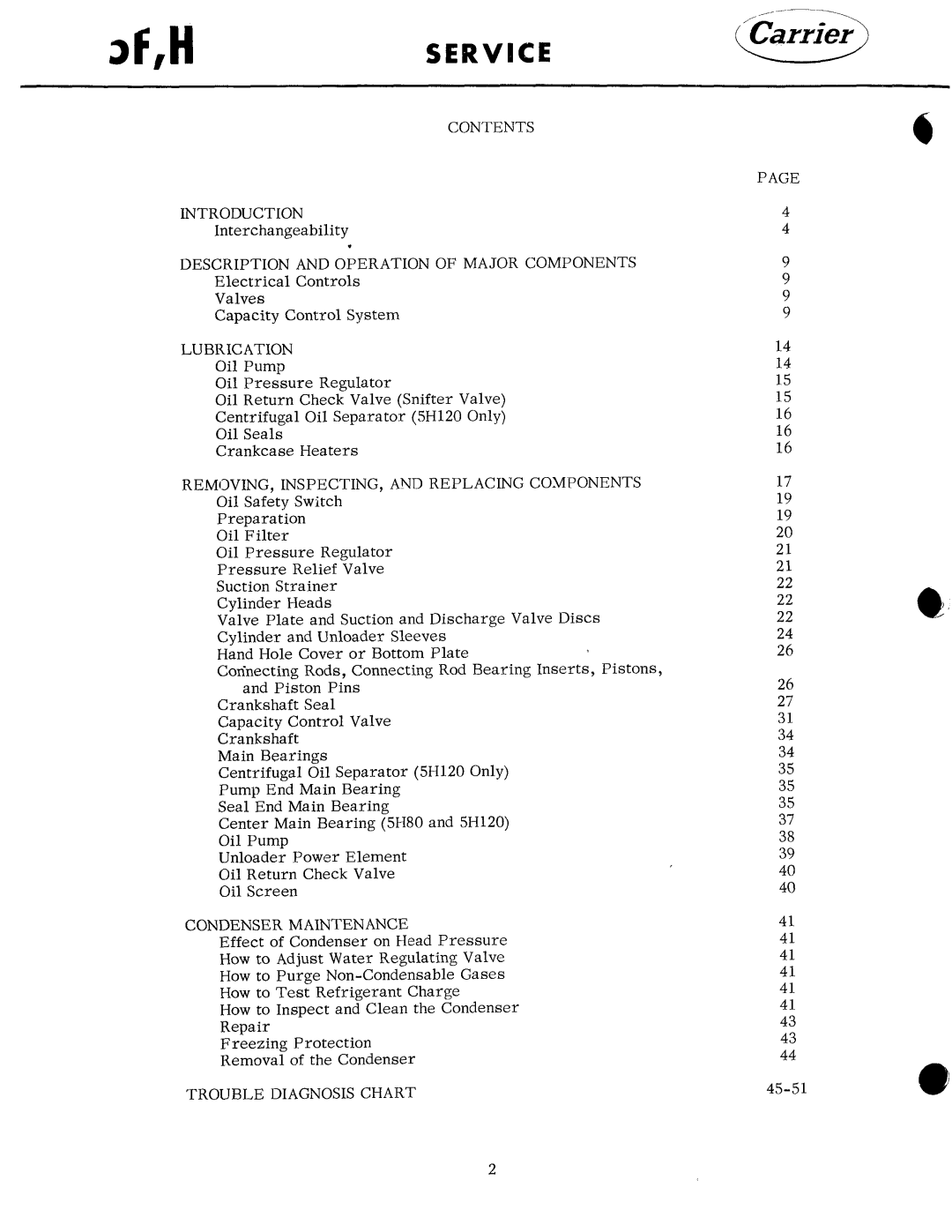 Carrier 5F manual 