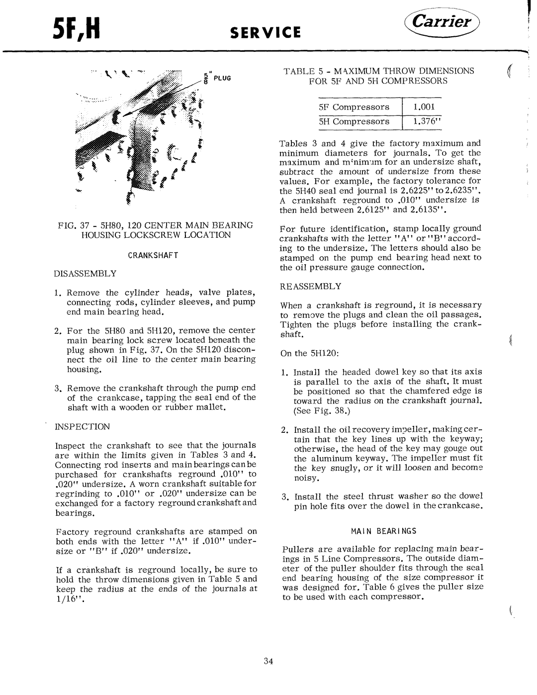 Carrier 5F manual 